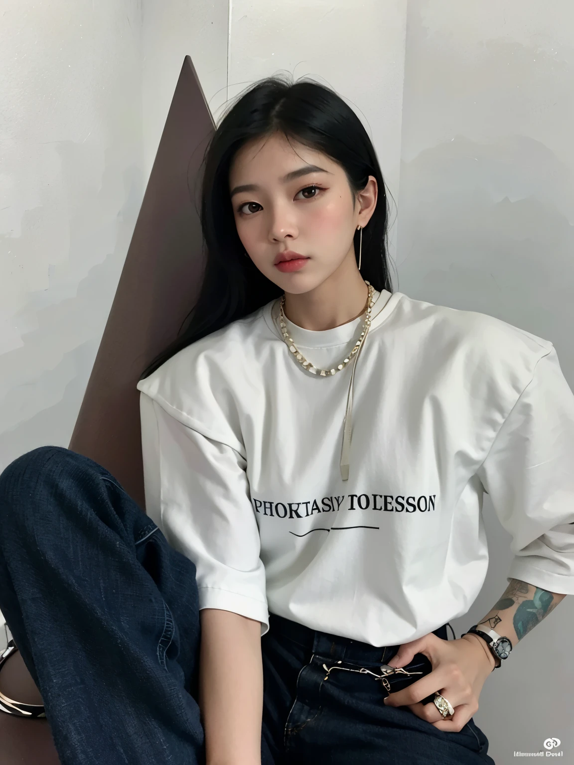 Araffed Asian woman with long black hair wearing a white dress, maquiagem sul-coreana popular, jennie blackpink, maquiagem coreana popular, Parque Roseanne do Blackpink, jossi do blackpink, Retrato de Jossi do Blackpink, adorable and pale korean face, Ulzzang, Lalisa Manoban do Blackpink, Lalisa Manobal, Jinyoung Canela, young lovely korean face