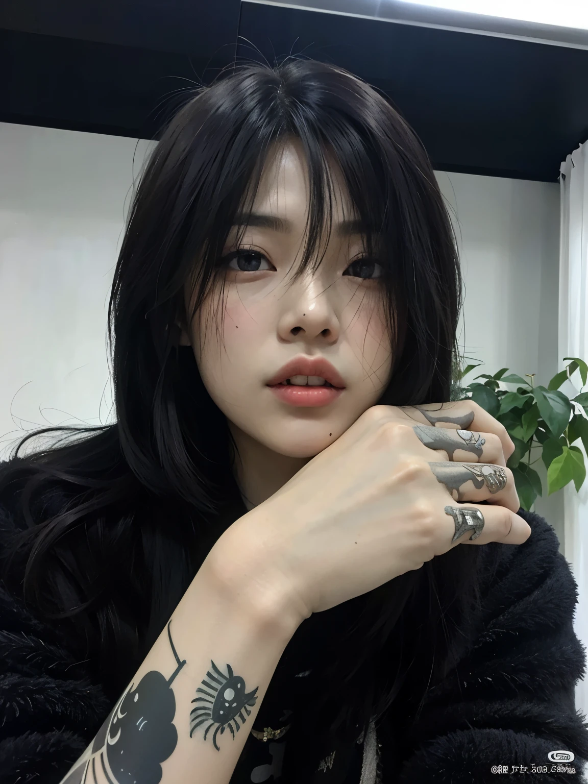 Araffed Asian woman with long black hair wearing a white dress, maquiagem sul-coreana popular, jennie blackpink, maquiagem coreana popular, Parque Roseanne do Blackpink, jossi do blackpink, Retrato de Jossi do Blackpink, adorable and pale korean face, Ulzzang, Lalisa Manoban do Blackpink, Lalisa Manobal, Jinyoung Canela, young lovely korean face