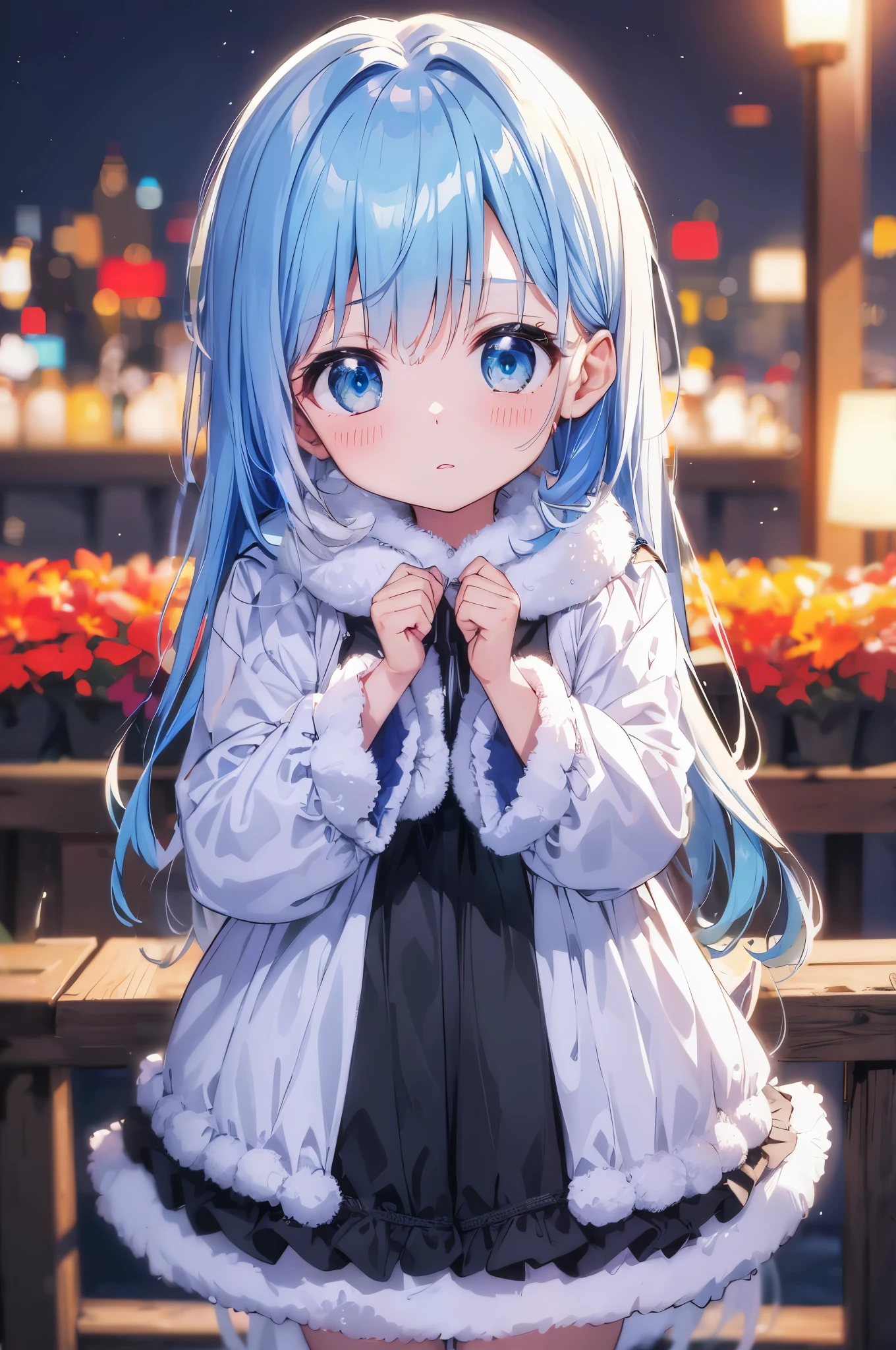 (Blue hair)