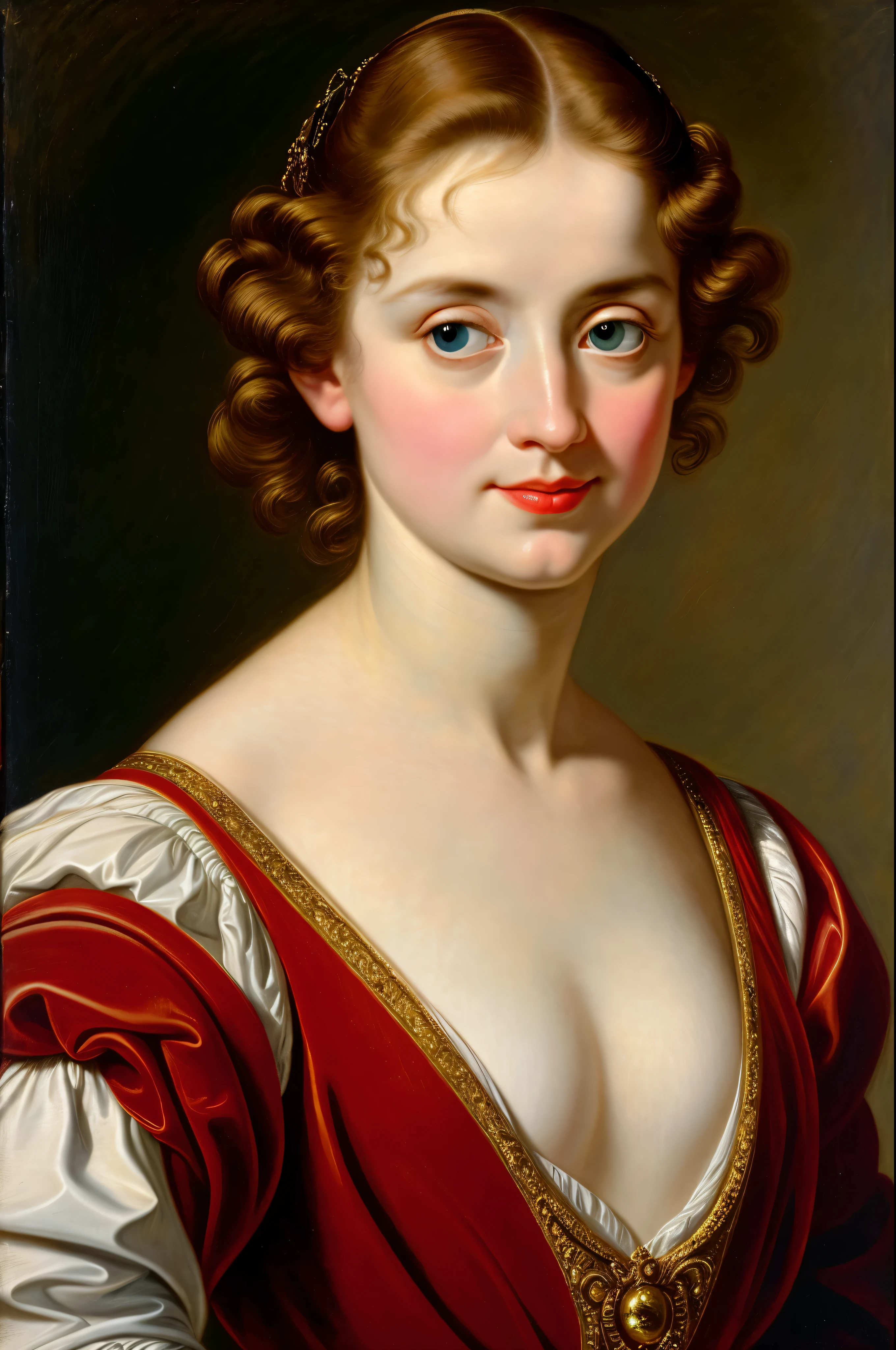 Masterpiece, Best quality, high clarity eyes, critically flawless,sharp picture, Full portrait, High pixels, perfect face, perfect eyes, beautiful face, perfect hands,perfect fingers, in Peter Paul Rubens style, by Peter Paul Rubens, baroque style, acrylic on canvas, highly detailed, description: "Create a nymph inspired by the tales of Greek or Roman mythology, embodying the essence of a natural element or location, and possessing a unique ability or trait that sets her apart."