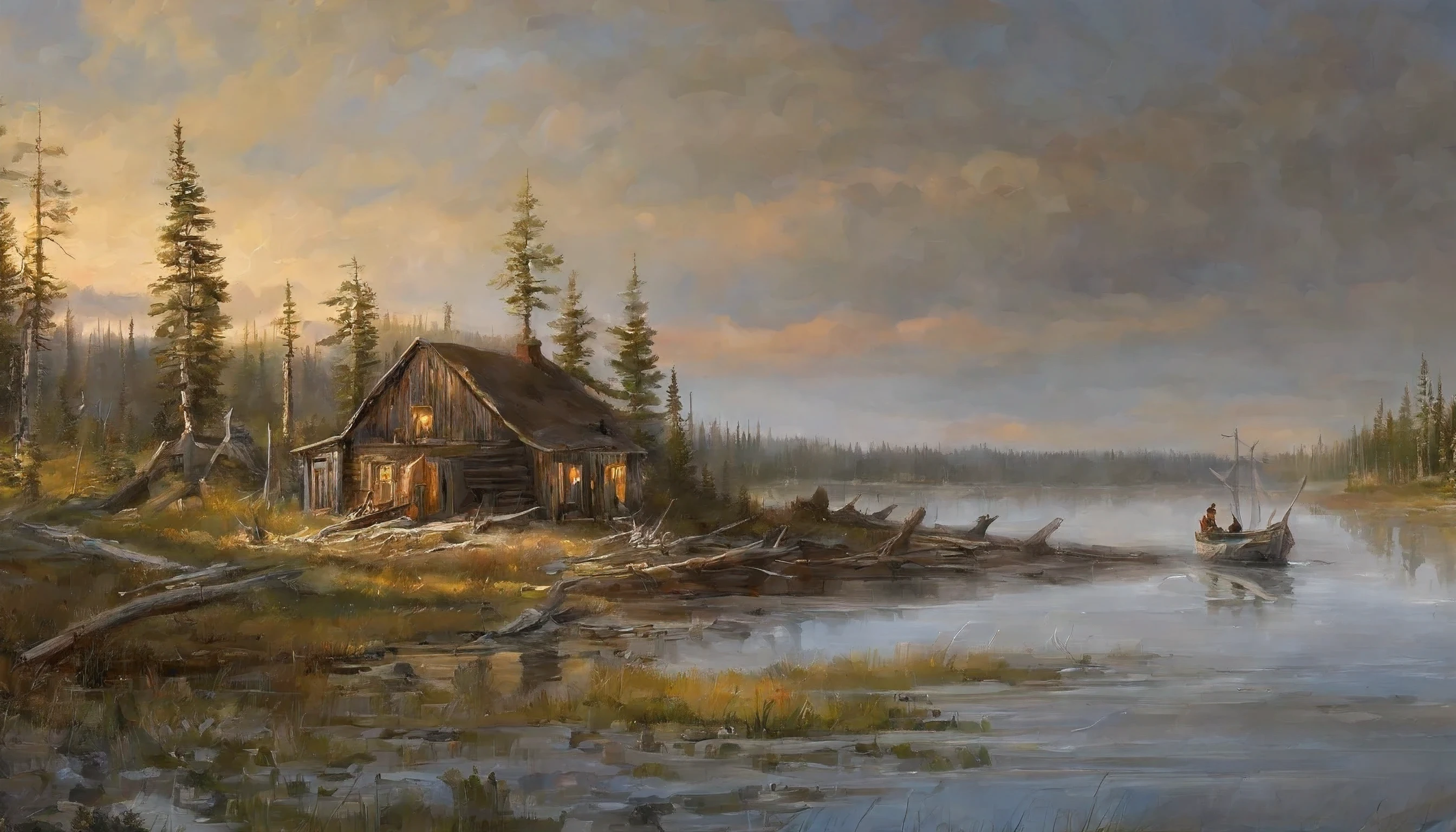 The Duchy of Delta
Article DRAFT PUBLIC
Along the rugged northern frontier, nestled amongst Lake Michigan and Lake Superior, lies the remote Duchy of Delta. Sparse peasant villages dot a landscape dominated by dense boreal forest, wild rivers, and chain of lakes carved by ancient glaciers. It is governed by Sir Pyle from the formidable timber citadel Fort St. Nicholas.
 
Delta’s most abundant resources are its timber and wildlife. Logging crews harvest towering white pines and spruce while trappers collect pelts and ginseng thriving in the unspoiled forests. The cold, clear waters also teem with whitefish, lake trout, and wild rice. And the little arable land supports modest crops like oats, barley and hay.
 
Though largely unexplored and unmapped, rumors persist of rich mineral deposits hidden within Delta’s bedrock. But a harsh climate and lack of viable transport discouraged earlier settlers. Only the hardiest pioneers manage to carve remote homesteads from the wilderness. When icy winds whip across Lake Superior, they thank Sir Pyle for the refuge of Fort St. Nicholas.
 
Hope remains that future roads or canal infrastructure may one day connect Delta’s bounty of wood, furs, fish and rumored minerals with coastal trade routes. But for now it stays wild, loosely overseen by Sir Pyle and self-reliant peasants, living off the land just as their ancient indigenous predecessors.