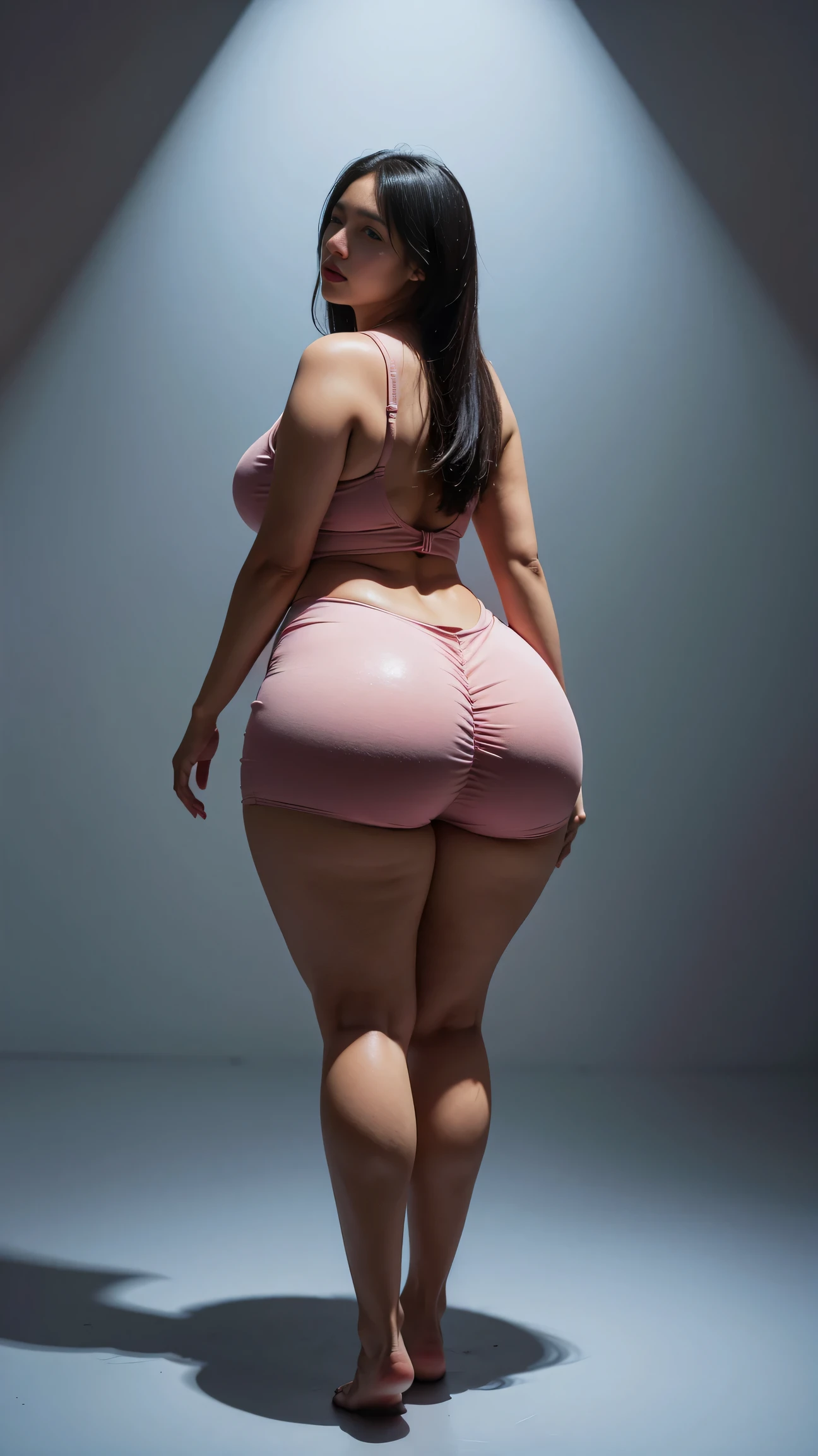 woman,plumw,big assa,Peach buttocks,Skirt that wraps hips,Tong,High fork,Tong,fat hips,Real Human,korean people,very big ,very big buttocks,cleanness,Raised sexy,Peach buttocks,photorealestic,realisticlying,8K,Tumblr,insanely inflated hips, clear curvy details,beautiful thick female,curvy hourglass figure, Curvy body, hyperrealistic full figure, thicc,highdetailRAWcolorphoto, 超高分辨率, (Photorealistic:1.4),