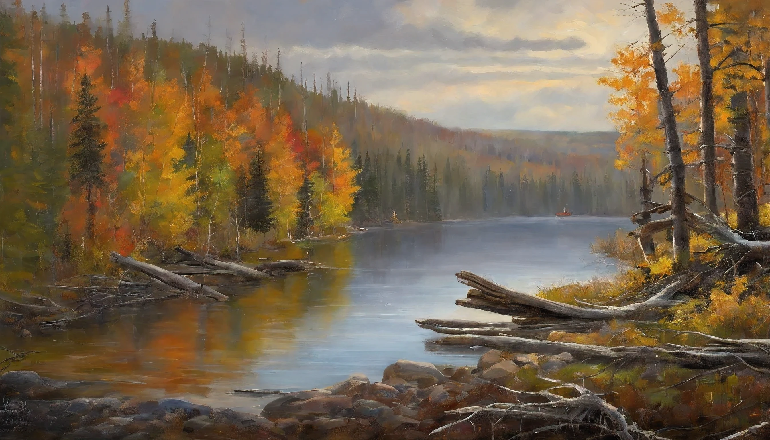 The Duchy of Houghton
Article DRAFT PUBLIC
Along the rugged shoreline of Lake Superior lies the remote and mountainous Duchy of Houghton. Lightly settled but with a wild natural abundance of timber, metals, fish, and formidable icy terrain. Houghton emerged from the upper Huron territories and is overseen by Sir Breckinridge, warden of Fort Raber constructed over ancient indigenous copper mines.
The heavily wooded boreal forests, wild inland lakes, and rocky ridges hold nearly mythical qualities for those who manage to endure Houghton’s long and brutal winters. Timber crews harvest the backcountry, feeding scattered sawmills supplying mining ventures. Rivers and streams teem with brook trout while Lake Superior offers seasonal bounties of whitefish and lake salmon.
But Houghton’s true value lies beneath the bedrock in metals like copper, iron and silver yet unearthed. Mine shafts dug then abandoned by indigenous peoples promise untold riches for later generations with means and will to extract it. For now, fortunes come sporadically with small finds, usually fading once mined.
So Houghton remains largely a land of loosely affiliated trappers, loggers, and determined pioneers—carving out what living they can season to season from the wilderness and waters under the long shadows of the ancient Huron Mountains.