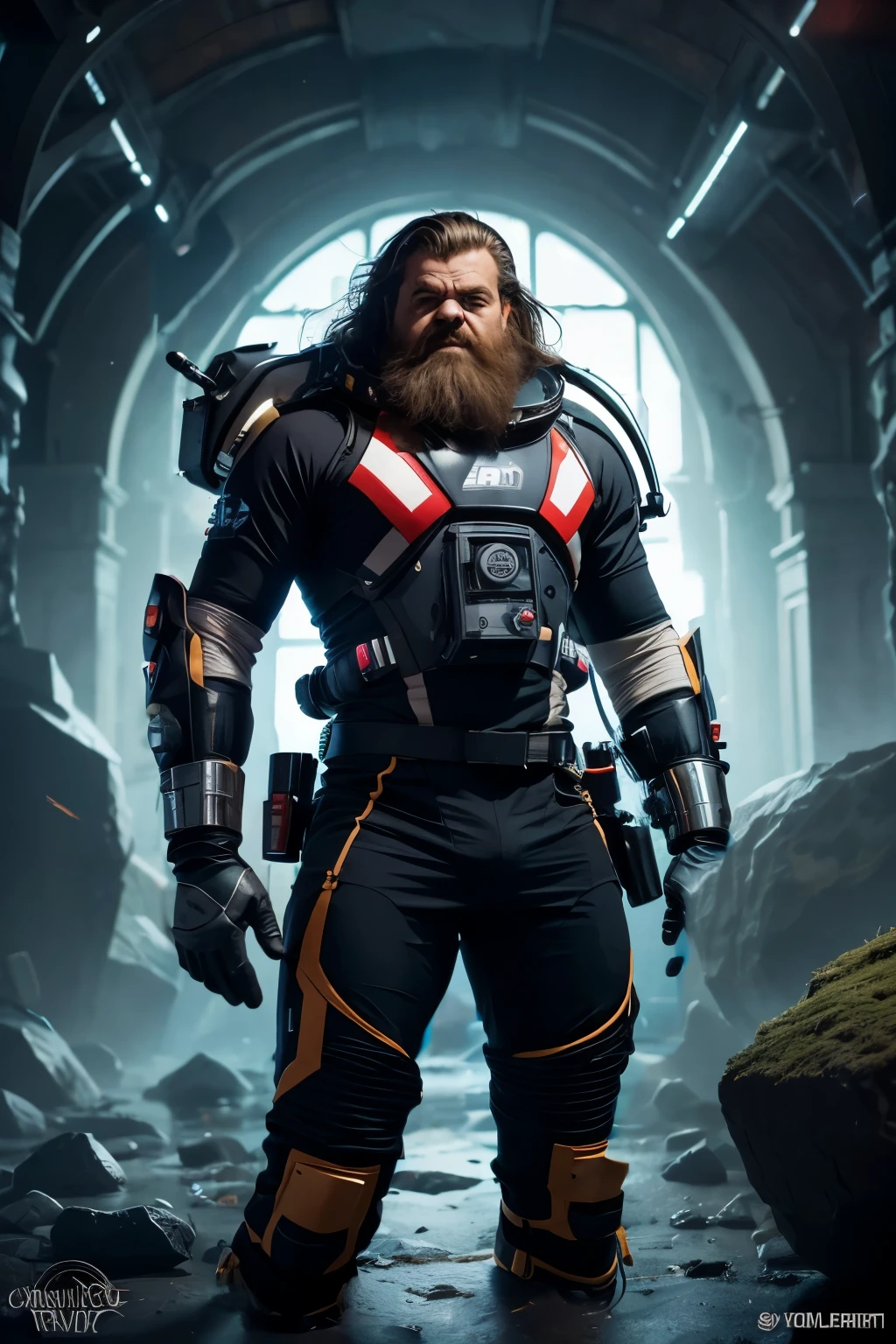complete the failed engineering suit. Traje espacial futurista