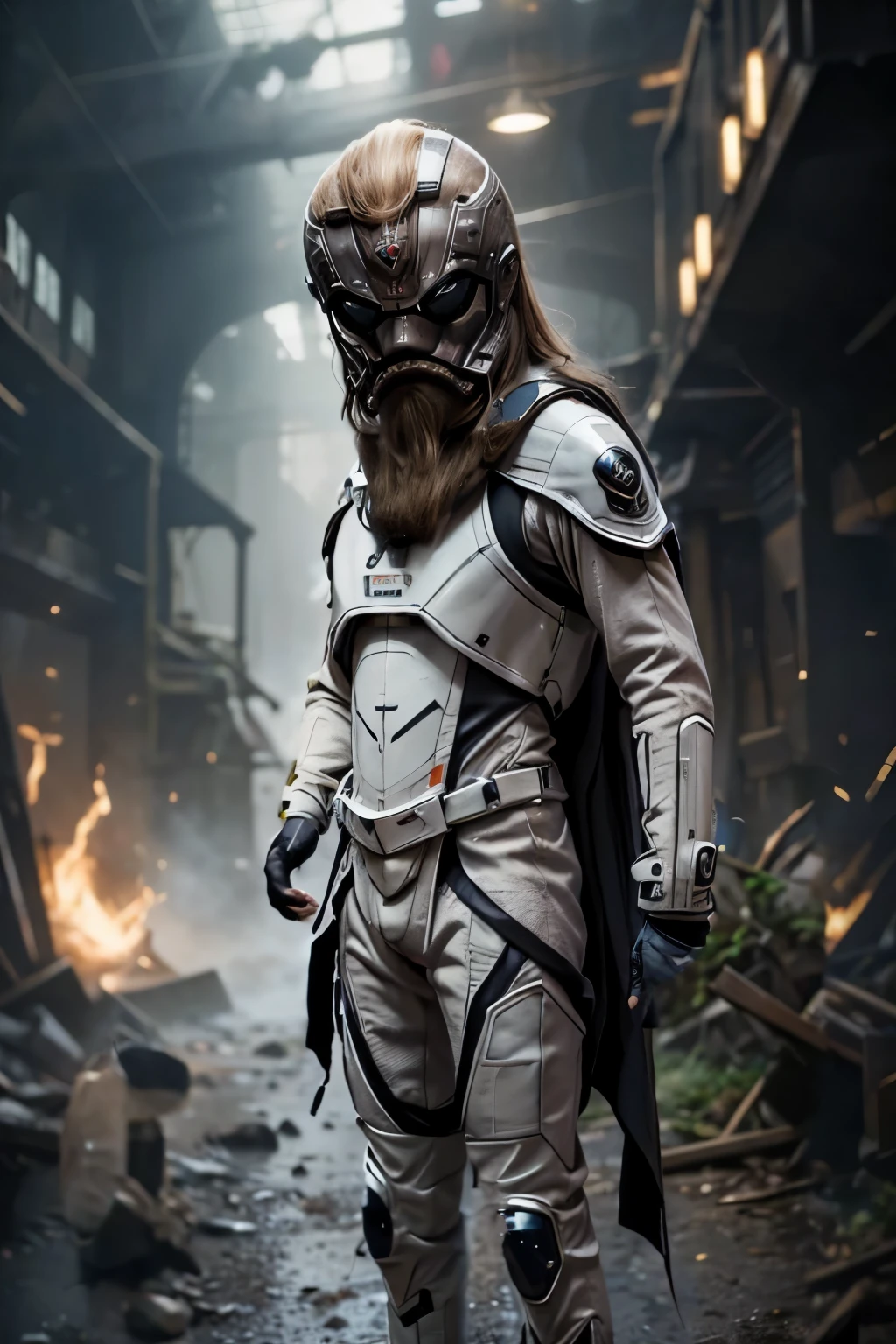 complete the failed engineering suit. Traje espacial futurista