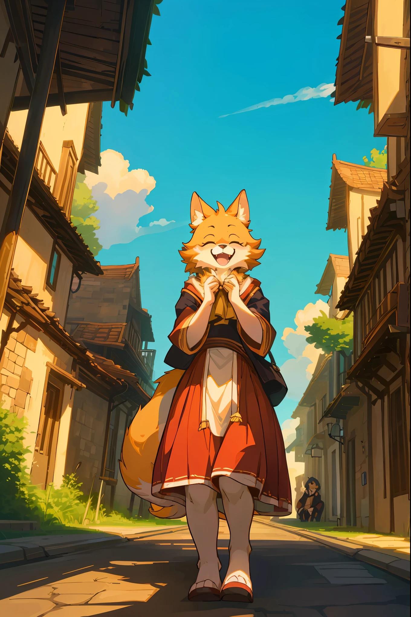 cover_page, super high resolution, detailed background, World Heritage Site, 6+boys, 6+girls, Happy, joyful, absurdres(Photos of solo travelers)(kemono, furry anthro),