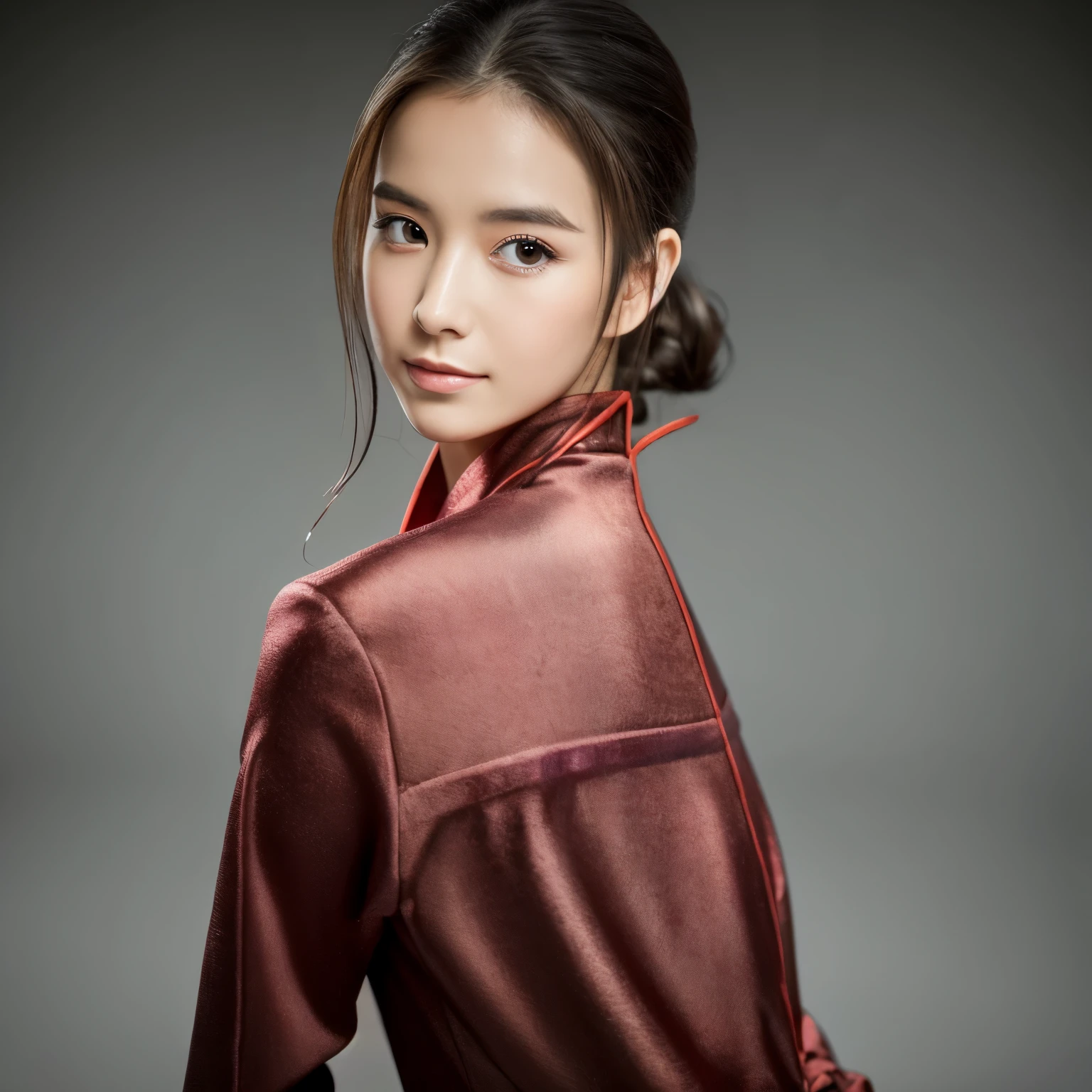 1girl.Allein,Hanfu,chinesische Kleidung,(Back:1.2),Foto, Meisterwerk, Fotorealismus,best quality, Super high resolution, RAW-Foto, Foto-Shooting, Fachmann, Erstaunliches Detail, bunt, Surrealismus, Meisterwerk, best quality, HDR, Standpunkt, highest quality, scharfer Fokus, Digitales Kunst-Rendering, 8 TAUSEND,