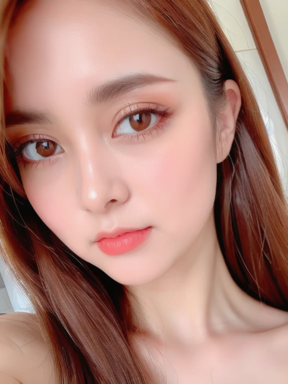 (realistic、masterpiece、Best Quality、8K、highres、high resolution:1.3)、1 girl、Big breasts、white bikini、looking at viewers、super fine face and eyes、long hair、upper body、