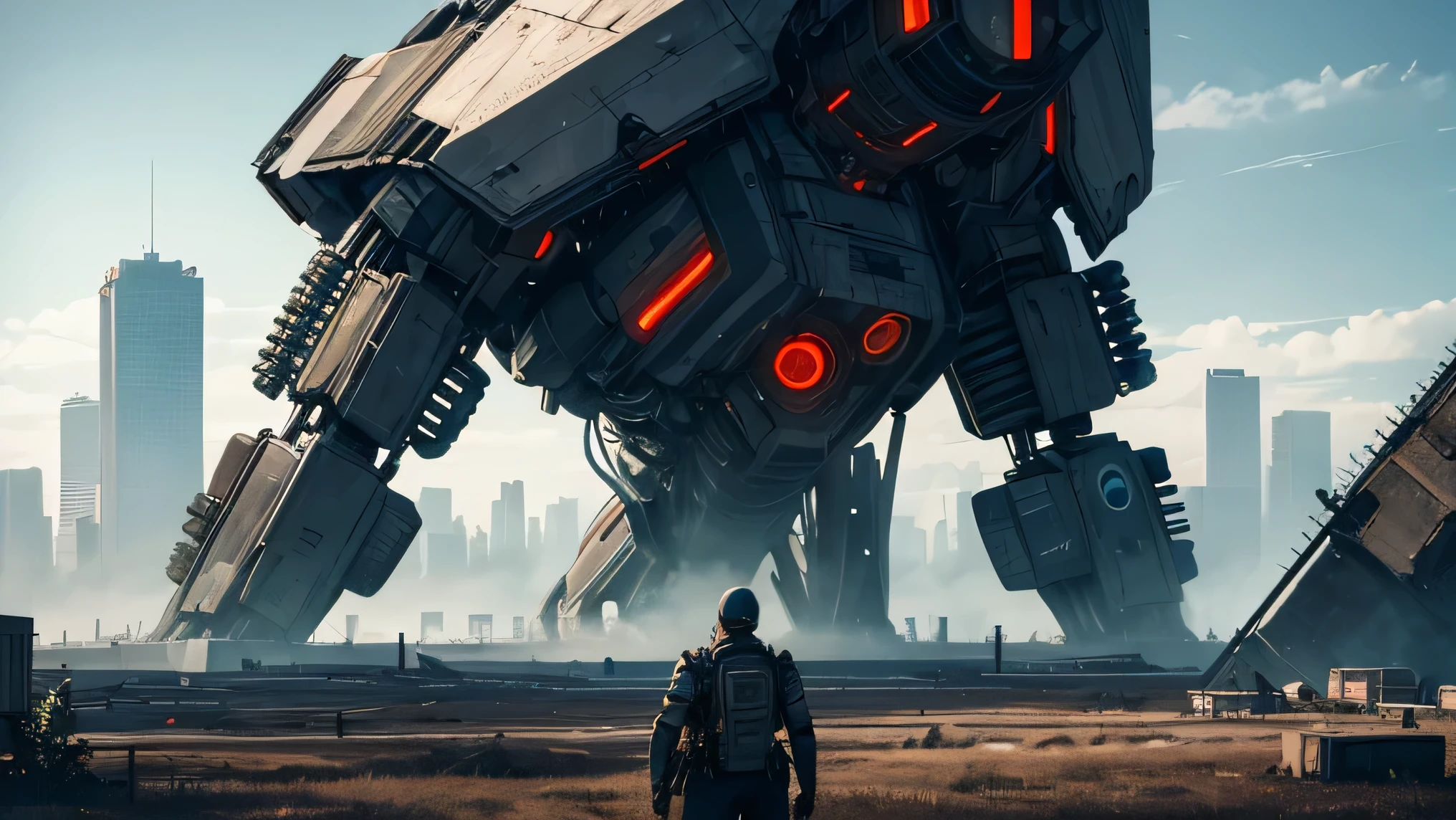 O apocalipse humano se espalhou rapidamente, transformando grandes cidades em vastas paisagens de metal e circuitos. Human resistance was reduced to isolated pockets of survivors who fought to maintain their humanity while facing the inexorable advances of the New Drivers...