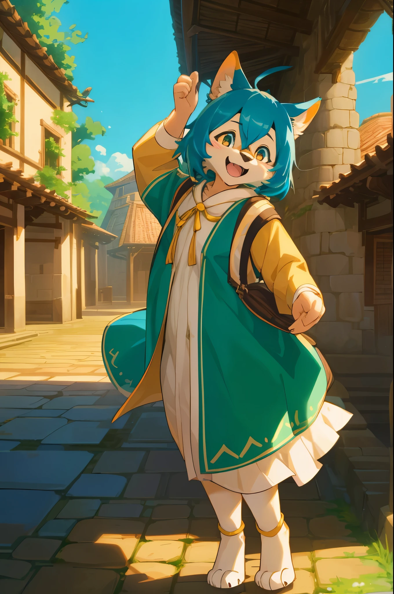 cover_page, super high resolution, detailed background, World Heritage Site, 6+boys, 6+girls, Happy, joyful, absurdres(Photos of solo travelers)(kemono, furry anthro),