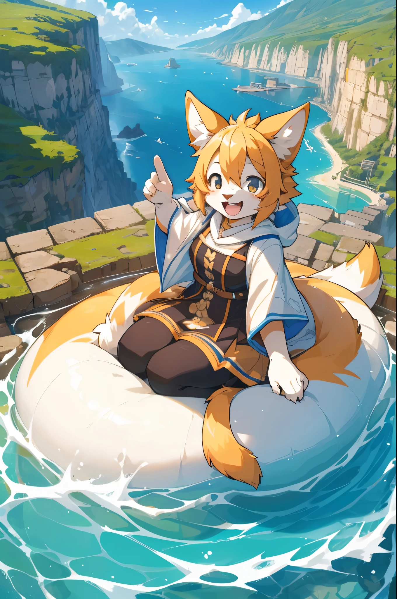 cover_page, super high resolution, detailed background, World Heritage Site, 6+boys, 6+girls, Happy, joyful, absurdres(Photos of solo travelers)(kemono, furry anthro),