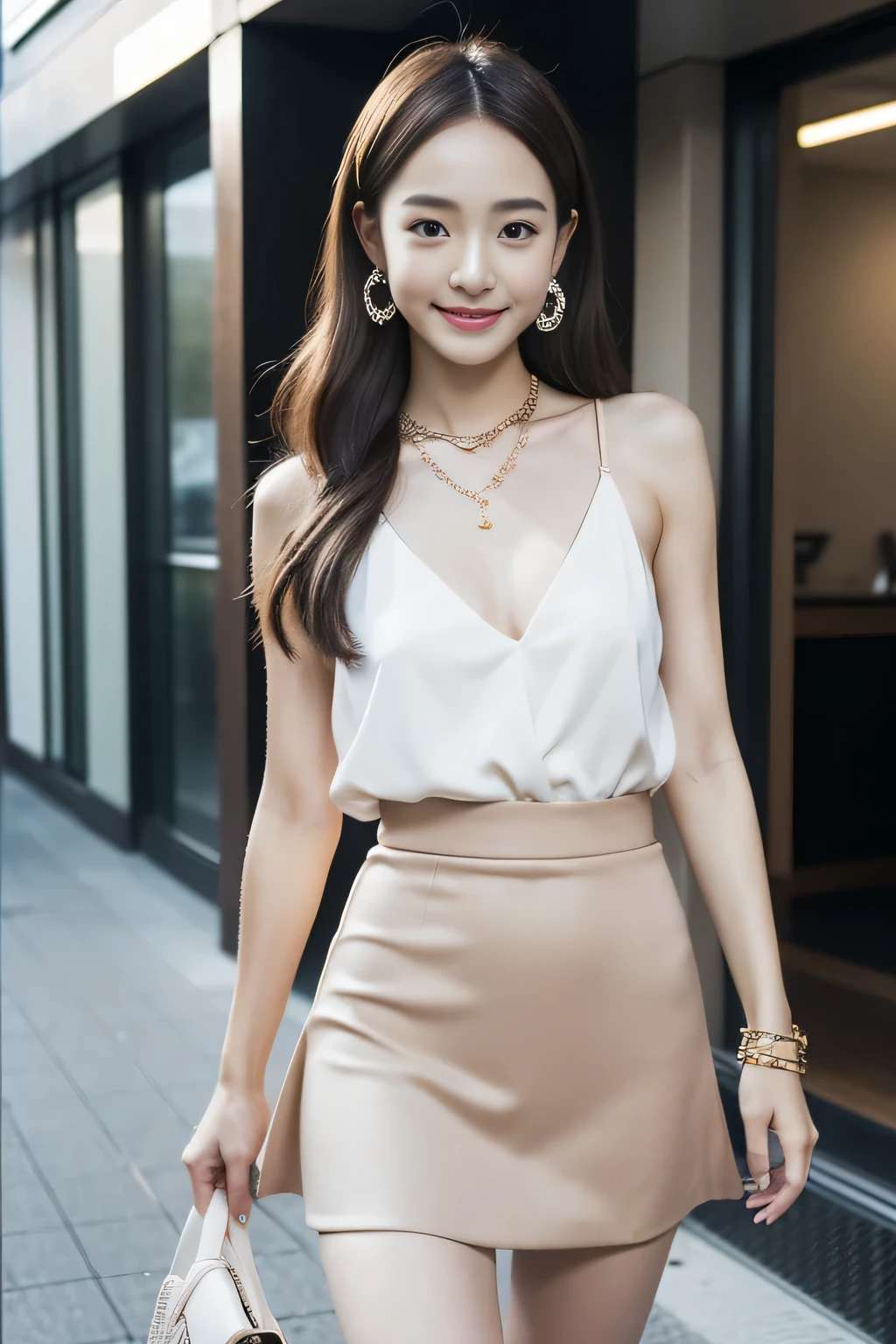 超realistic、highest quality、 ultra high resolution、Nikon Z 85mm、({(RAW photo:1.2)})natural soft light、professional lighting、 realistic、super live action、realistic mini skirt、perfect bare feet、delicate legs、 perfect proportions、sexy、 Ulchan-6500-v1.1, detailed beautiful face、fine eyes,detailed lips,beautiful eyebrows,perfect proportions、Japanese ID,korean idol,ファッションを明らかにする18歳の美しいwoman, Fashion inspired by Namie Amuro,Amla,Amla Women,,90Wearing the tide of the times,micro mini skirt,wear platform boots,Shibuya Ward, スタイルの良いwoman,理想のwoman,The shape of the chest is beautiful,1woman,Necklace to match fashion,bracelet,earrings,gyuru
