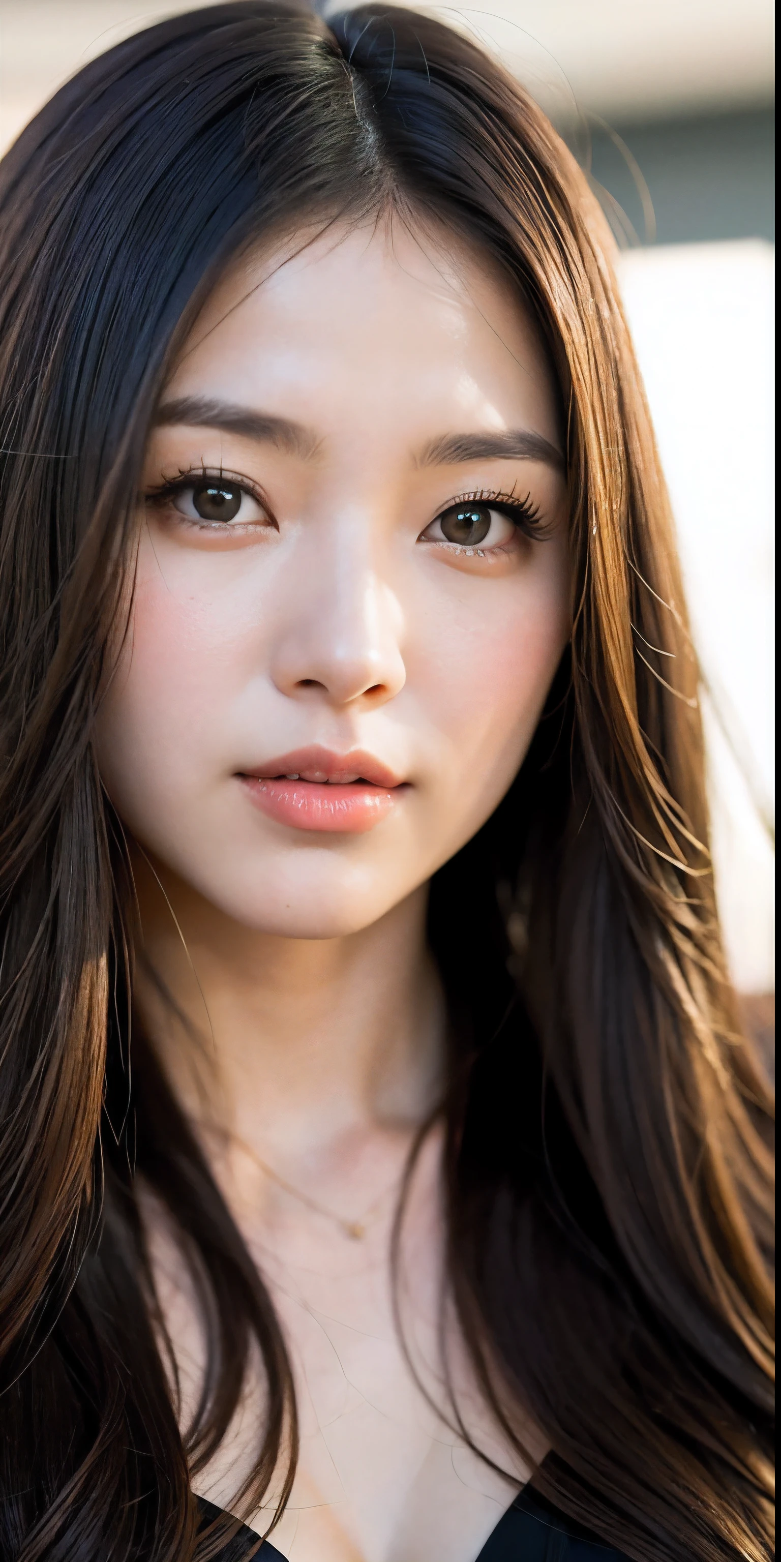 street,极多suckers,suckers,office culture,Image gallery,Upper body close-up,A girl who dresses extremely conservatively,She is the most beautiful girl here,The picture is extremely realistic,(Very detailed),Add details,再Add details,(Very realistic skin textures),Increases skin texture,The sun shines,,The picture is extremely three-dimensional,hair enhancement。suckers,More realistic