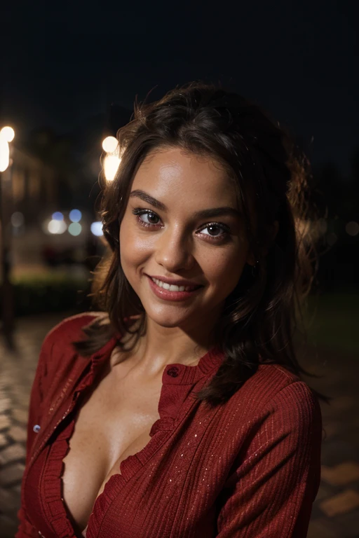 front close up view of a beautiful lady wearing red skinny  gown in a storm night, crazy eyes, light smile, expressions, bright pupils, crazy eyes, light smile, expressions, bright pupils, depth of field, glowing light, backlighting, drop shadow, first-person view, pov, three sided view, depth of field, glowing light, backlighting, drop shadow, first-person view, pov, three sided view, UHD, retina, masterpiece, ccurate, anatomically correct, textured skin, super detail, high details, high quality, award winning, best quality, highres, 1080P, 4K, UHD, retina, masterpiece, ccurate, anatomically correct, textured skin, super detail, high details, high quality, award winning, best quality, highres, 1080P, 4K