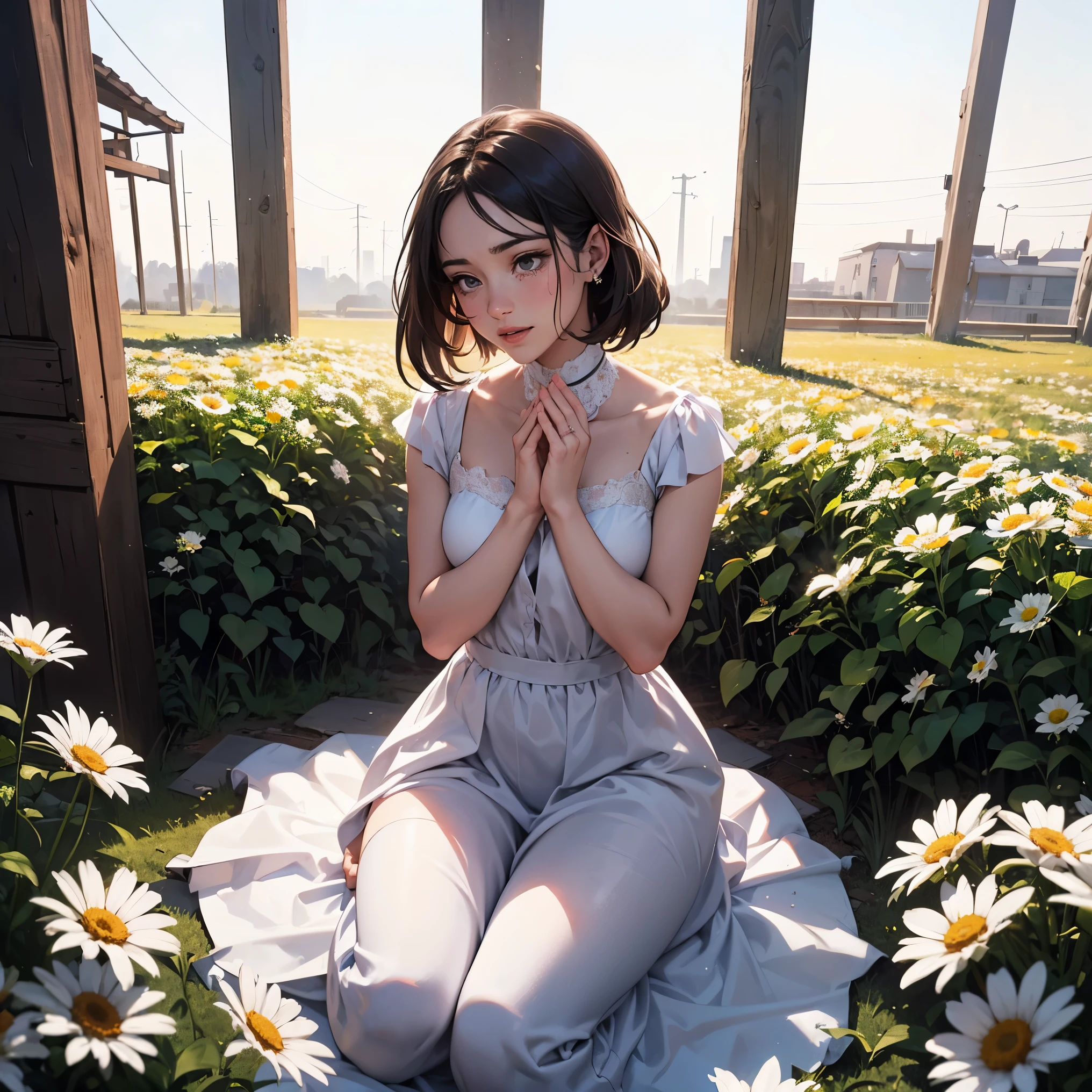 In open fields of wild flowers
She breathes the air and flies away
She thanks her Jesus for the daisies
And the roses in no simple language
Someday she'll understand
The meaning of it all
He's more than the laughter
Or the stars in the heaven
As close as a heartbeat
Or song on her lips
Someday she'll trust Him
And learn how to see Him
Someday He'll call her
And she will come running
She fall in His arms
The tears will fall down
And she'll pray
I want to fall in love with you
I want to fall in love with you
I want to fall in love with you
I want to fall in love with you
Sitting silent wearing Sunday best
The sermon echoes through the walls
A great salvation through it
Calls to the people
Who stare into nowhere
And can't feel the chains on their souls
He's more than the laughter
Or the stars in the heaven
As close as a heartbeat
Or song on her lips
Someday we'll trust Him
And learn how to see Him
Someday He'll call us
And we will come running
We'll fall in His arms
The tears will fall down
And we'll pray
I want to fall in love with you
I want to fall in love with you
I want to fall in love with you
I want to fall in love with you
We want to pray
It seems to easy to call You 'Savior'
Not close enough to call You 'God'
So as I sit and think of
The words I can mention
To show my devotion
I want to fall in love with you
I want to fall in love with you
I want to fall in love with you
I want to fall in love with you