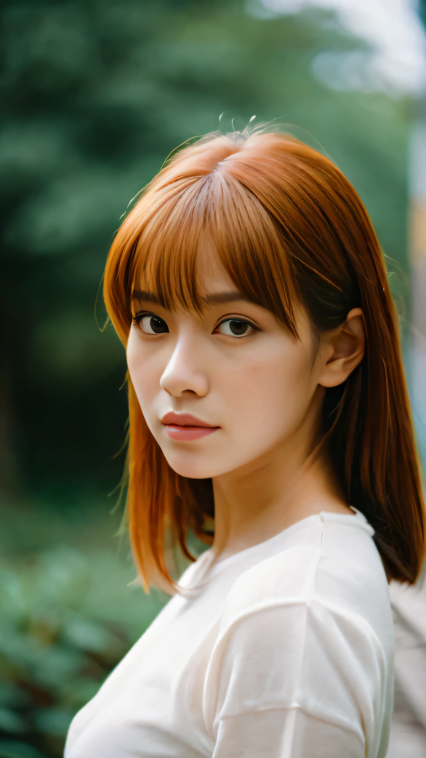 1 woman, bokatan, armor, red hair, battle pose, Photorealistic, Hyperrealistic, Hyperdetailed, analog style, hip cocked, demure, low cut, detailed skin, matte skin, soft lighting, subsurface scattering, realistic, heavy shadow, masterpiece, best quality, ultra realistic, 8k, golden ratio, Intricate, High Detail, film photography, soft focus, blurry background