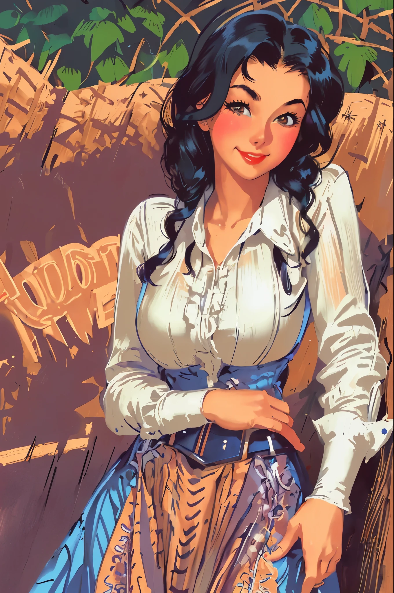 Comic Cartoon Ladies.
