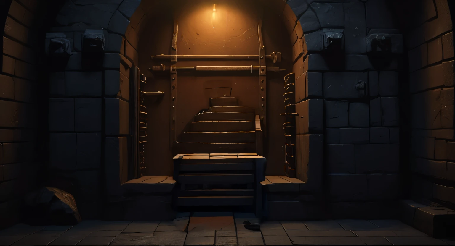 A dungeon cell