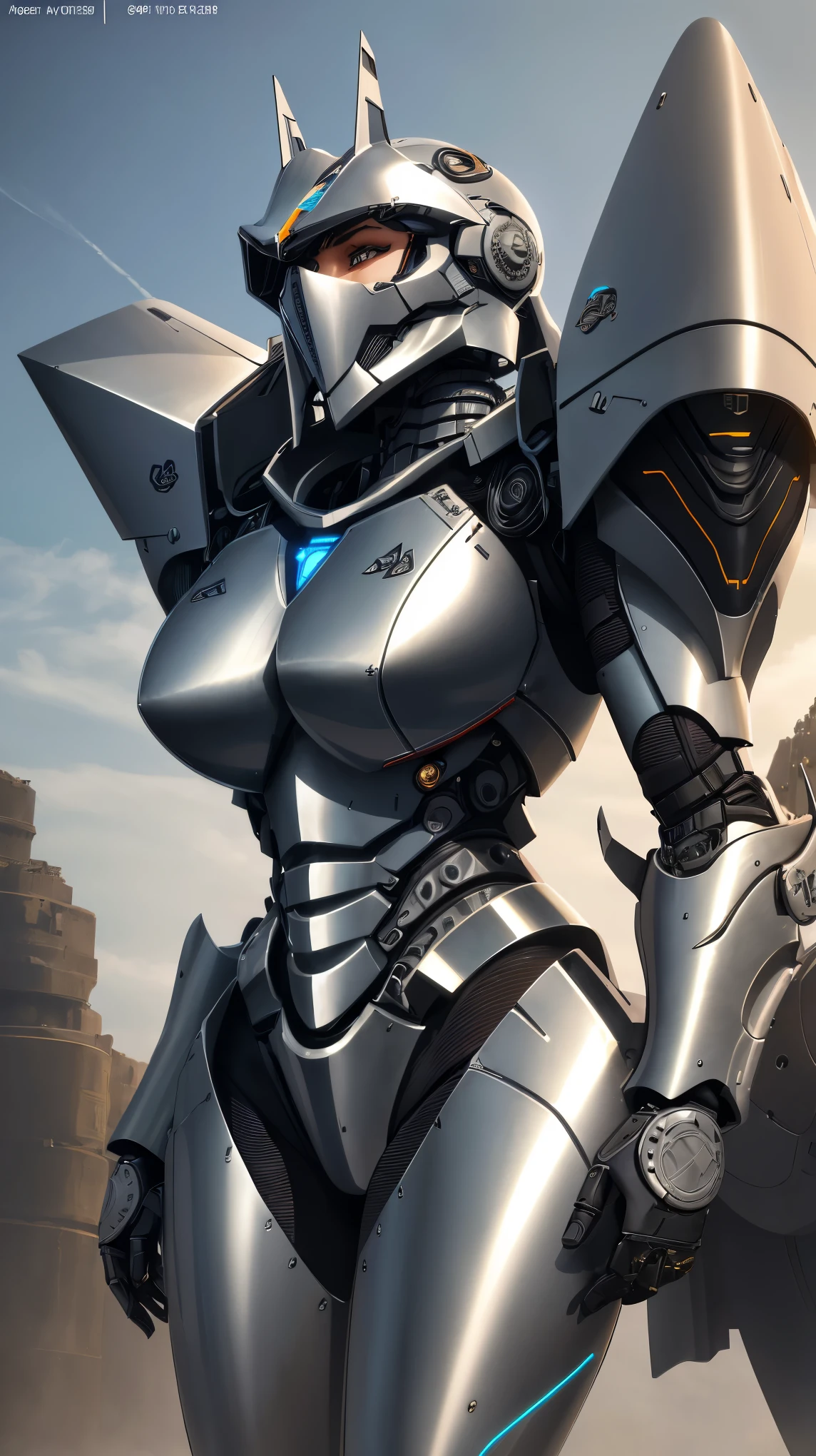 Mechanical warrior, armored combat suit, detailed mechanical design, brilliant engineering artwork, beautiful detailed eyes, beautiful detailed lips, extremely detailed eyes and face, (best quality,4k,8k,highres,masterpiece:1.2), ultra-detailed, (realistic,photorealistic,photo-realistic:1.37), futuristic combat, advanced technology, futuristic weapons, powerful stance, metallic armor, robust mechanical aesthetics, high-tech warfare, titanium alloy structure.