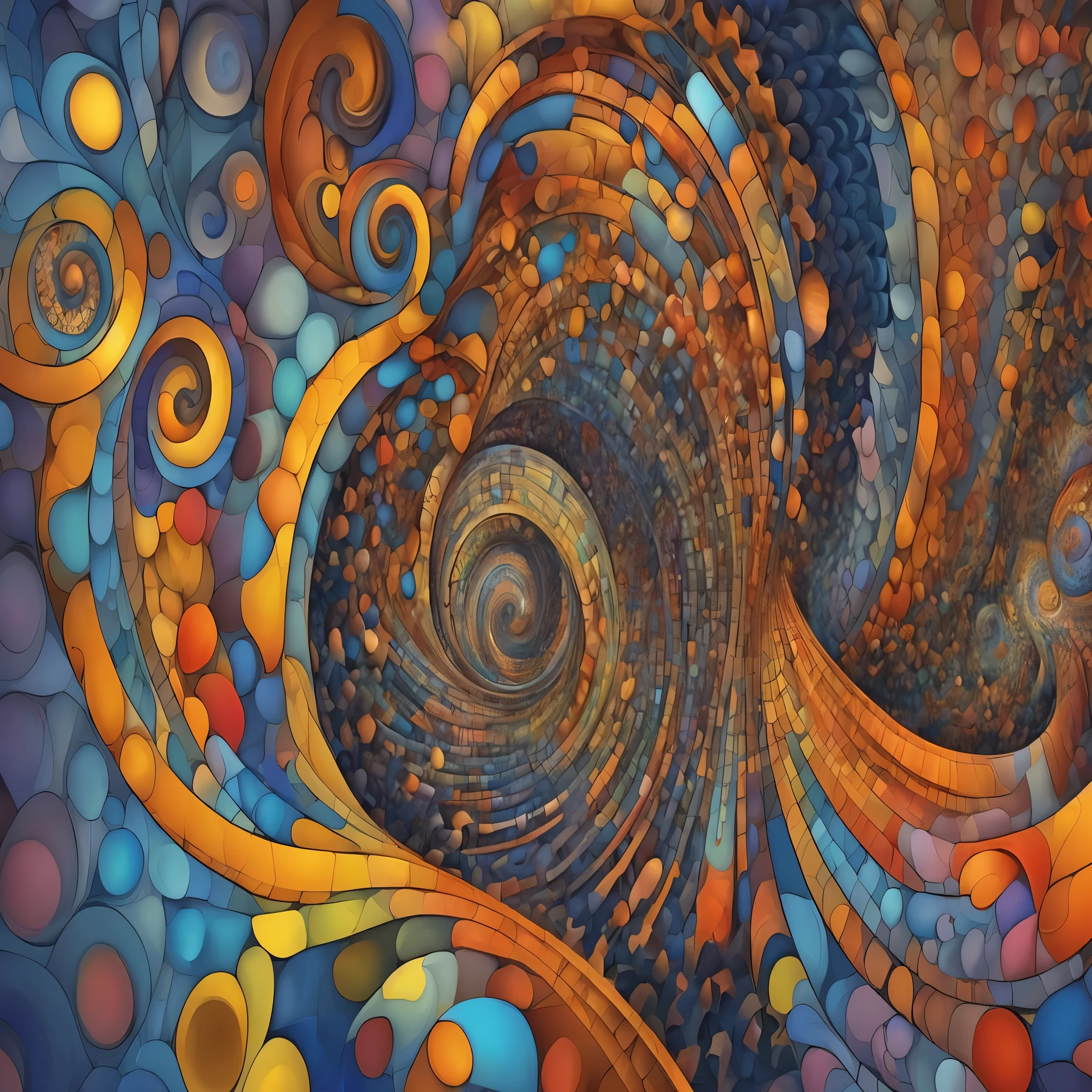 a painting of a spiral design with many different colors, mind-bending digital art, elaborate digital art, hyper - detailed visionary art, dmt waves, hyper detailed visionary art, colorful swirly ripples of magic, illusion psychedelic art, patterned visionary art, breathtaking digital art, highly detailed generative art, vibrant digital art, infinite psychedelic waves, digital visionary art