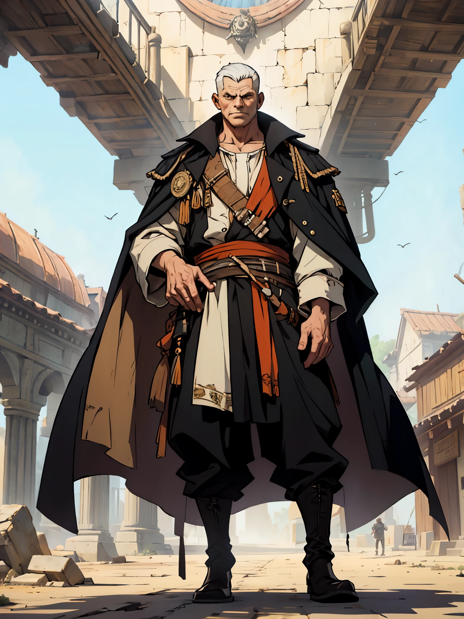 weak, ugly, 2 hands, full length, height, разheightник, Young, lean, Bandit