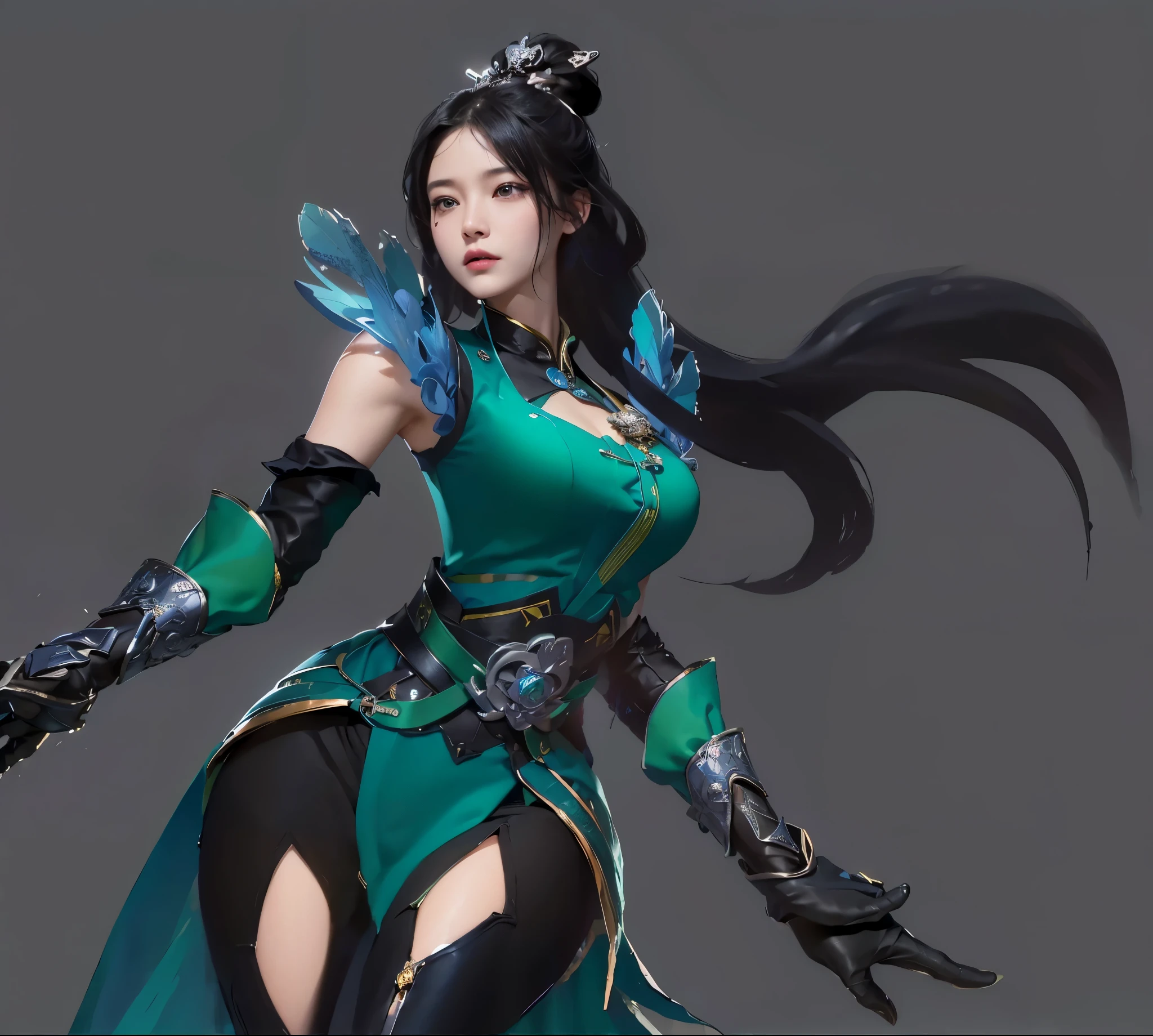 China风，national style，China，Mikuni，the Tang Dynasty，head发，black hair，黑色的head发，ponytail，好看的Face，beautiful woman，black hair，head发，leathers，Metal，human nature，Face，head发，Hairline，女人的Face，woman，head，Face，jewelry，珍贵的石head，diamond，flashy clothes，belt，Decorative style，Metal，Metal，gold medal，cloth pleats，珍贵的石head，32K ，（refine，(最高quality, Award-winning, masterpiece:1.5)，ultra high resolution，：0.33，clear focus，Volumetric lighting，Good shadows，subsurface scattering，complex，内容The content is very detailed，（（light照明)), drama, , (Realism:1.5),，32K ，（masterpiece，quality，Best quality者，official art），（8K，Best quality者，masterpiece：1.2），（（（White background，）））（Good rice fragrance），like a dream，China时间极其详细，错综complex的细节，dynamic lighting，natural soft light，dark，内容The content is very detailed，complex的细节，dynamic lighting，Realism，light，natural lighting，The content is very detailed，dynamic lighting，natural soft light，Best quality，ultra high resolution，8K，light照明效果，charming，3D vector art，fantasy art，With a blurred background，Hand Painted，number，柔和的light，isometric style，4K resolution，Realism渲染，The content is very detailed且干净，vector image，逼真的masterpiece，Professional photography