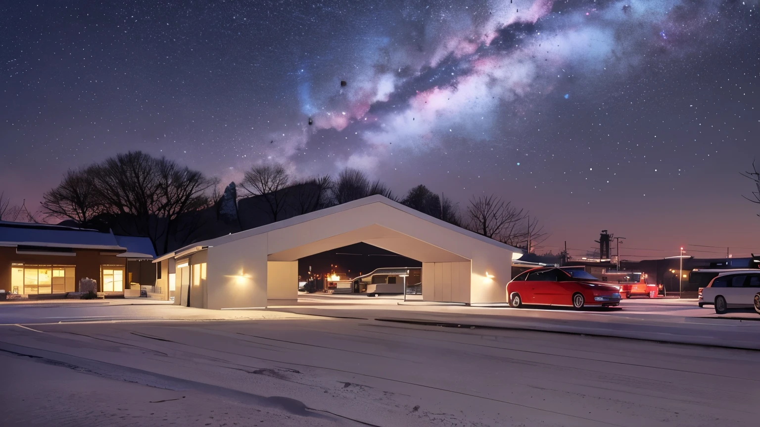 midnight, express parking area