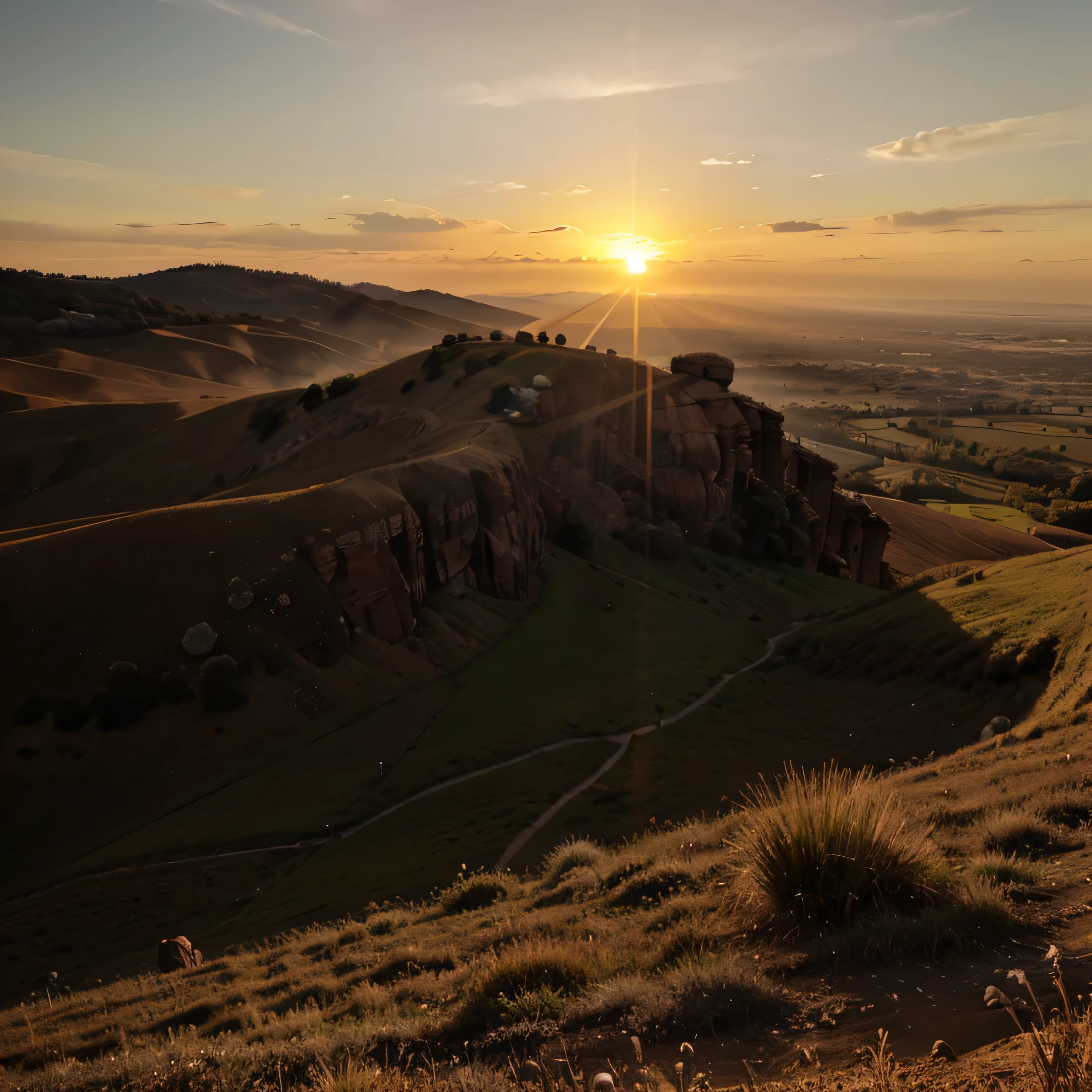 sun rise amazing view