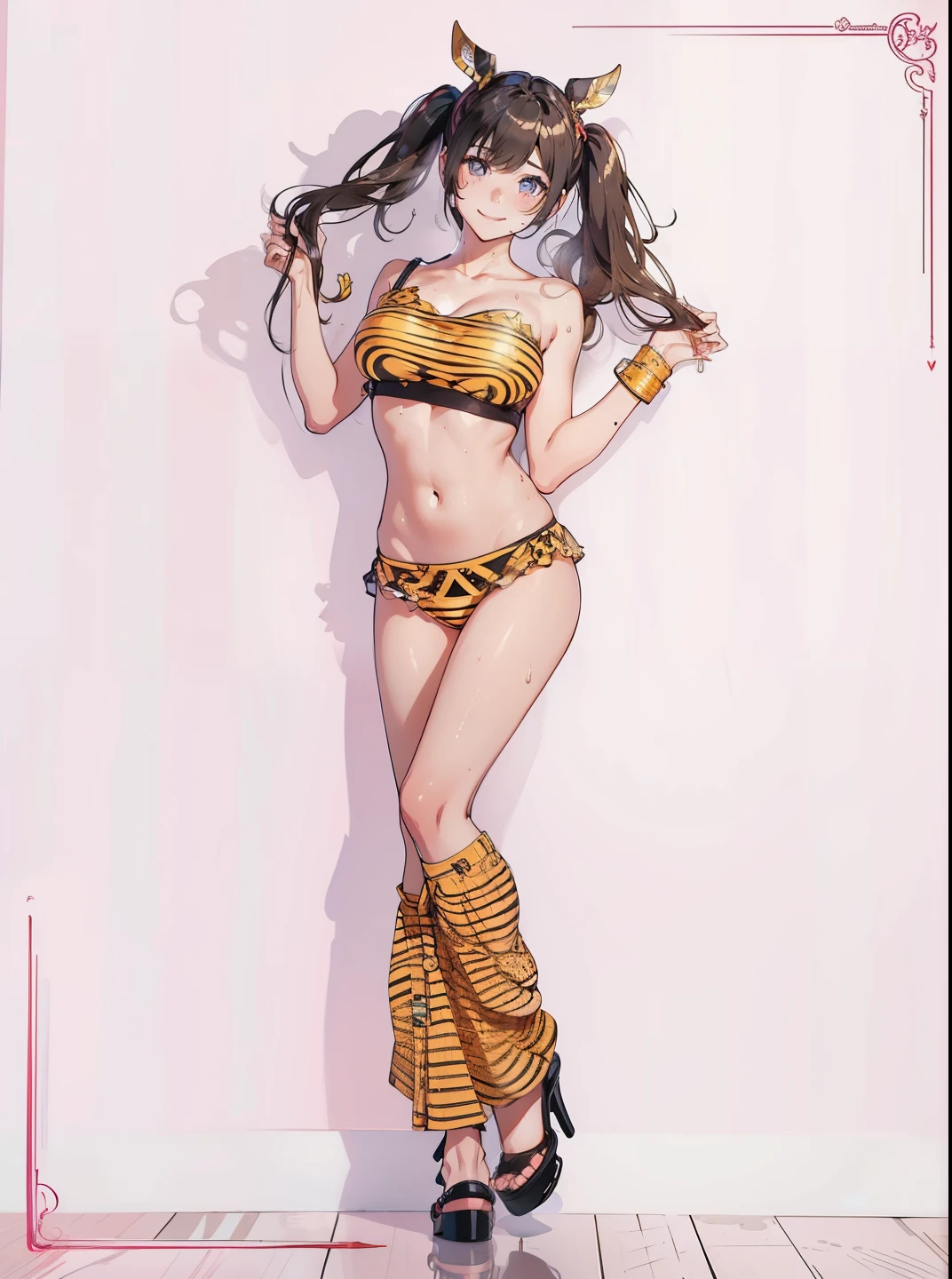  (masterpiece), (best quality), (ultra-detailed), (best illustration), (best shadow),  
BREAK
girl, detailed eyes, sweat, steam, medium breast, nsfw, light smile, looking at viewer,