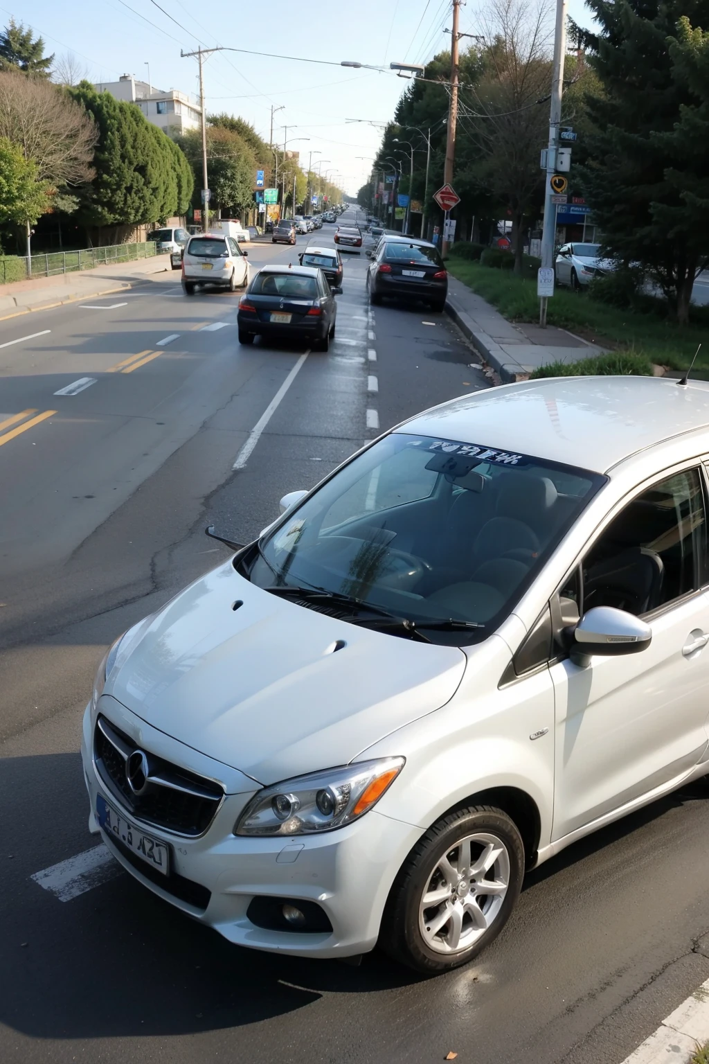 Pictures of learning traffic rules