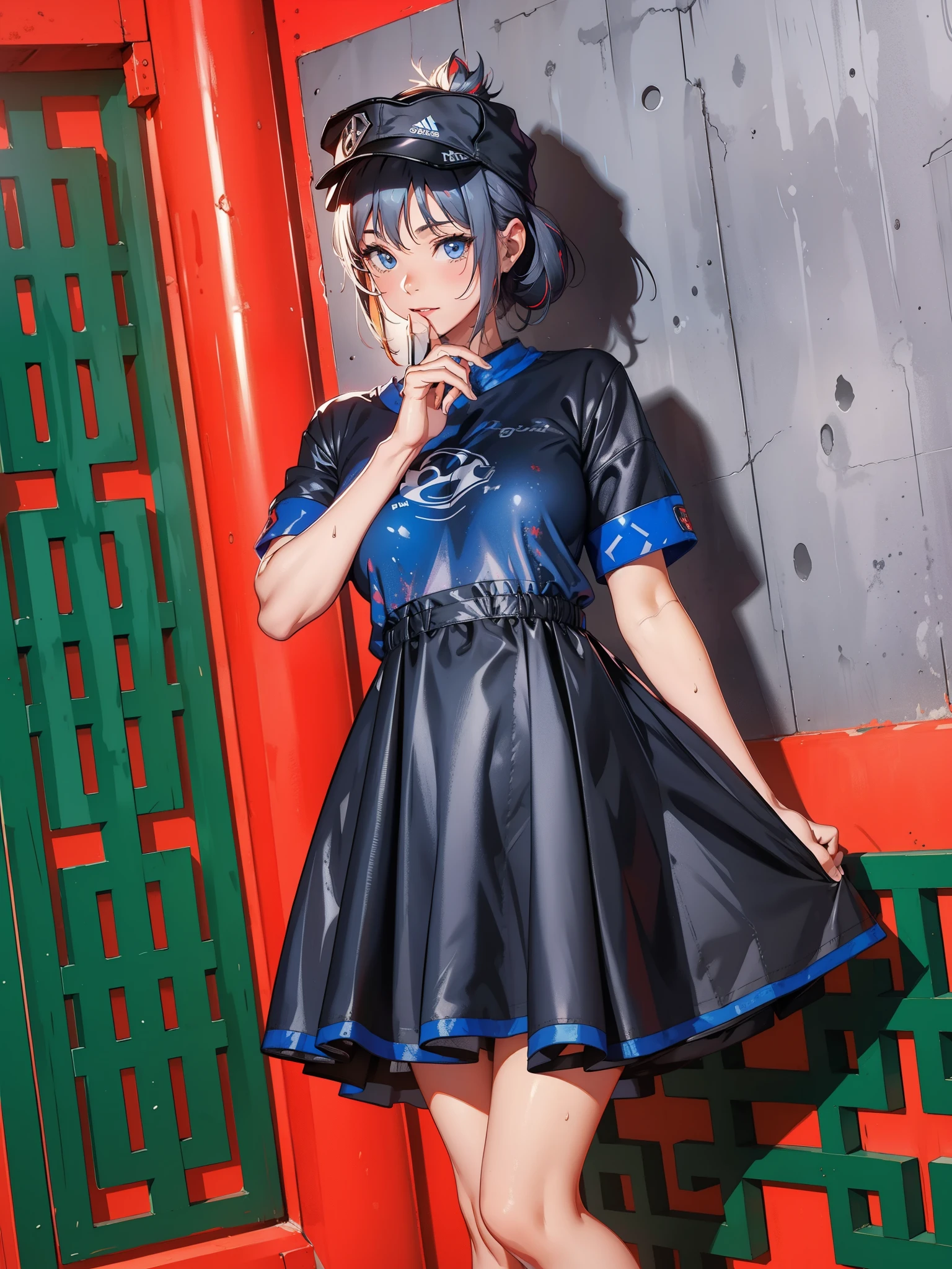 (extremely detailed CG unity 8k wallpaper), (masterpiece), (best quality), (ultra-detailed), (best illustration), (best shadow), (absurdres), 
BREAK
girl, sweat, steam, medium breast, nsfw, looking at viewer, light smile, 