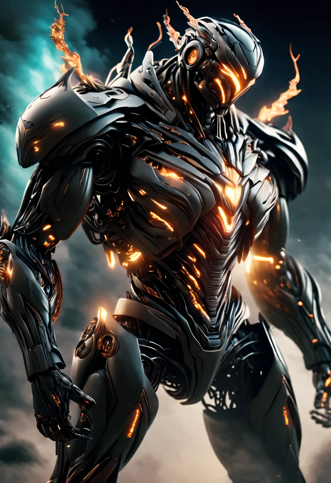 whole body, (A Chinese soldier wearing a mecha "Scarlet Storm" shooting), (Wearing a zoom telescope on your head), (dynamic jumping shooting movements), Mecha Warrior is about 8 meters tall, 手里拿着巨大的nuclear武器. He was burly, and his whole body is made of dark gray superalloys It is engraved with complex lines and patterns. This mecha has three arms, Each machine is equipped with titanium alloy hard rotating blades, Carefully designed and manufactured artificial muscle tissue with extraordinary strength. He is about 8 meters tall, and tall. His entire body is composed of dark gray super alloy, It is engraved with complex lines and patterns. His feet are chemically resistant. Legs with back chemical thrusters,
futuristic future, Ice Age, multidimensional, nuclear, orbiting, space, venous veins, hyper reality hyper reality,
broken metal, cyberpunk, atom punck, volcanic ash, realism, Sunset, movie lighting, Realistic photos, studio photography, human development report, 8k, personification, portrait, epic lighting, Ray tracing, Canon EOS 5D Mark III, 85mm, Volumetric lighting, (look up),