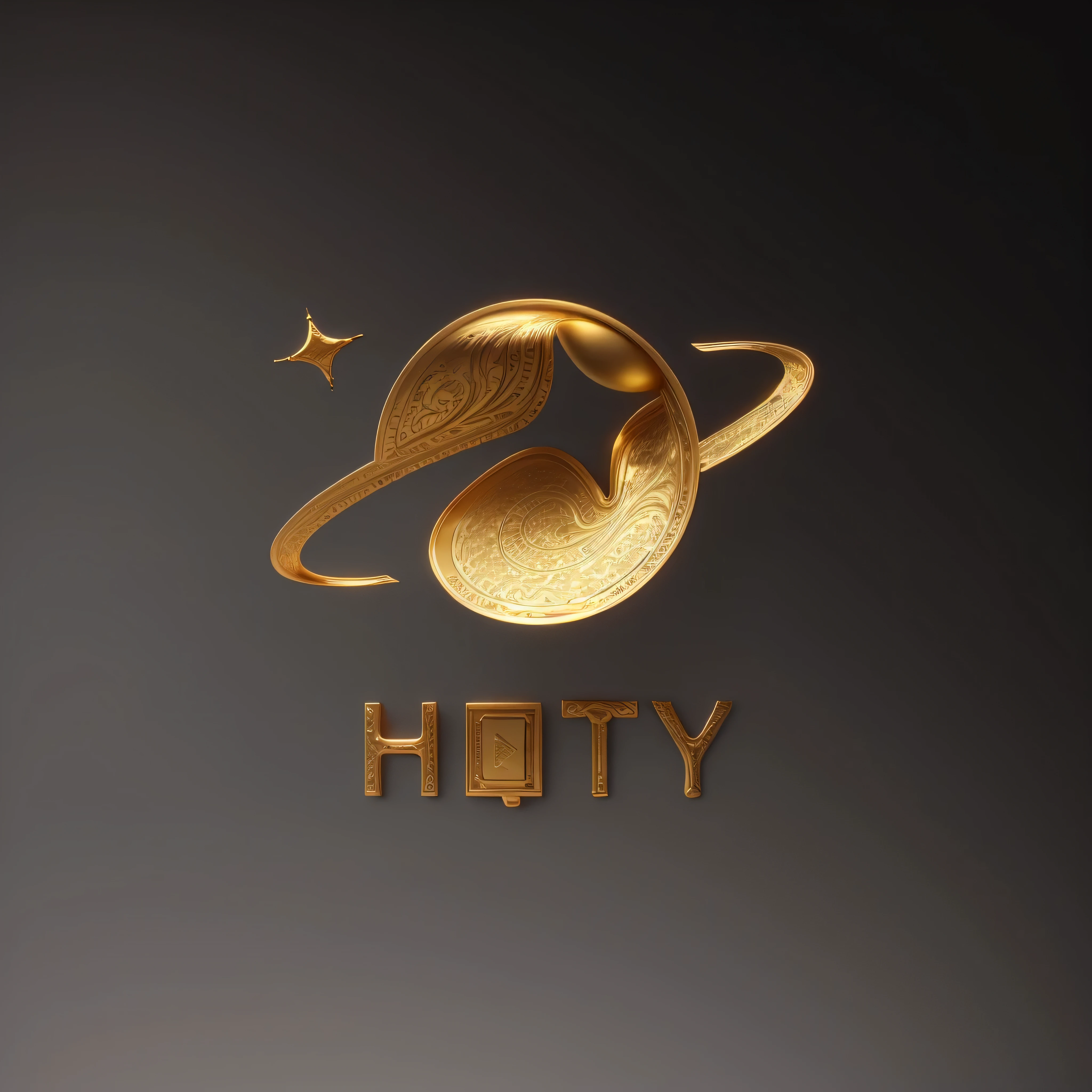 simple pure black background，masterpiece，best quality，super detailed，gold engraving pattern