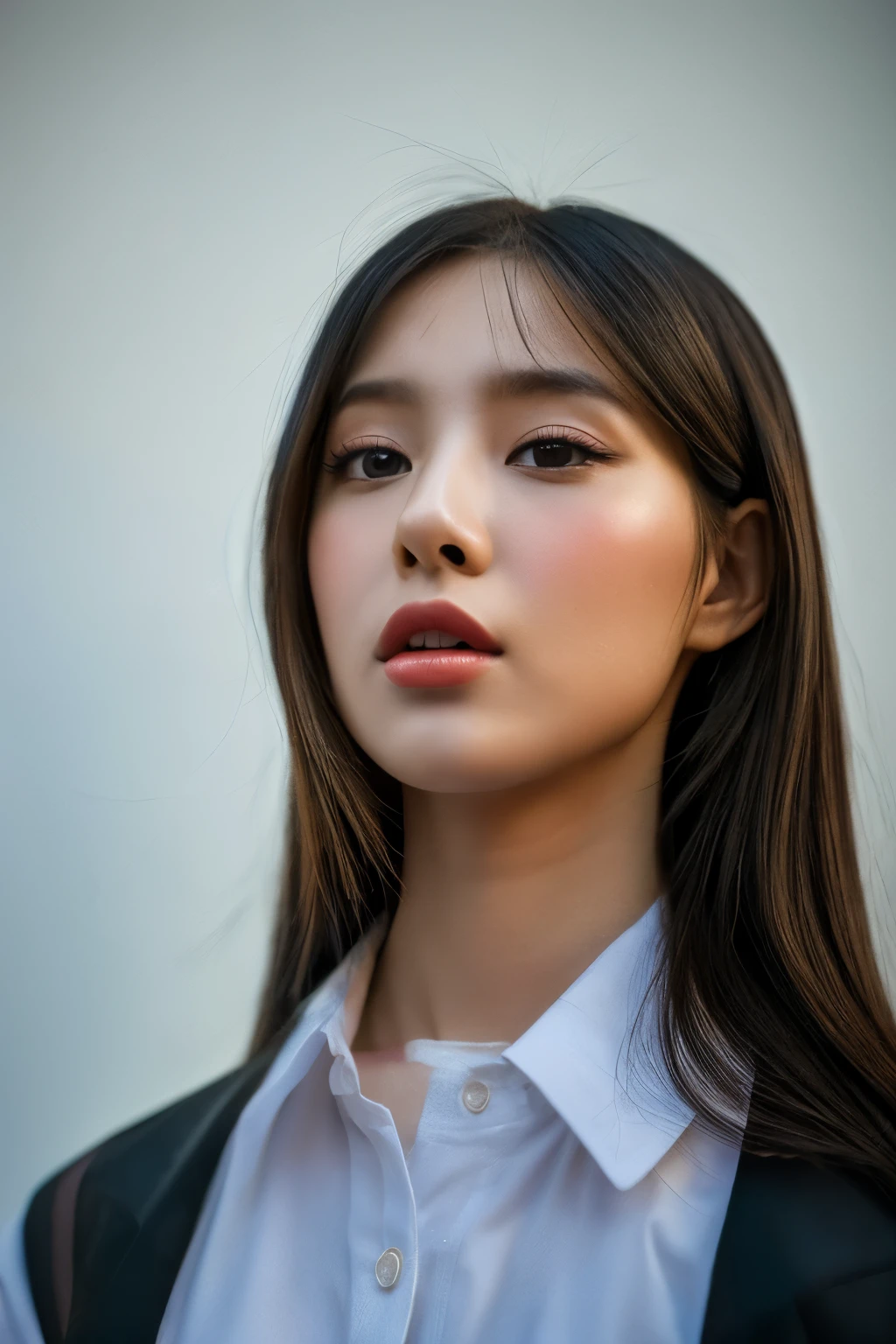 プロンプト Ultra-realistic capture, Highly detailed, High resolution 16k close-up of human skin. Skin texture must be natural, With such detail that pores can be finely identified. Skin should look healthy, In a uniform tone. Use natural light and color
ネガティブプロンプト (nsfw:1.5),easynegative, badhandv4, By bad artist -neg, verybadimagenegative_v1.3
モデル Beautiful Realistic Asians
LoRA 日本のアイドル平均顔 Average face of Japanese idols