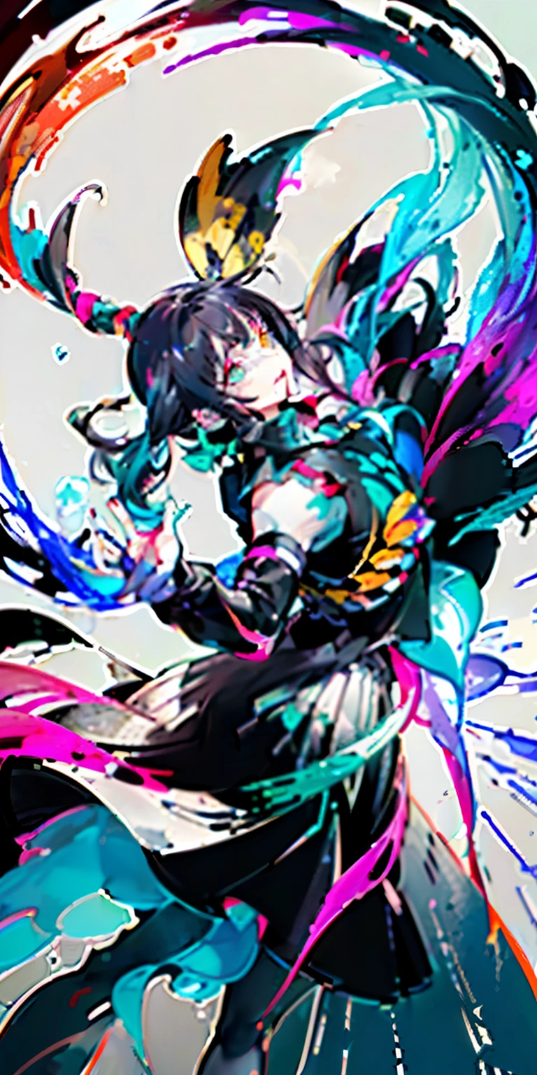 (Best picture quality),(master&#39;s work),(super detailed),(eyeの詳細な説明:1.0),(Lens flare:1.0),(movie poster:1.0),(Tarot Border:1.0),the portrait is centered,(close:1.0),(nagative space:0.8),(negative space:1.6),(alone),(floating colorful {Wind|water magic|ink|crystallizations|ice|fire|inflammation|lightning|web|rock|sand|particle|shine|Blood}:1.0),(many colorful {Soap bubbles|cloud|thorn|spike|vines|electric current|spiral|Hellos|wing|tattoo|cube|octahedron}:1.0),(floating {red|green|green|aqua|purple|yellow|black|white|gray|pink|orange|lime} {ribbon|feather|particle|blade|splash|snowflakes|softball}:1.0),({crystallization|ice|fire|inflammation|Wind|water|Earth|stone|space|musical|sonic|whirlpool} {magic|wing}:1.0), ({ray tracing,shine|dappled sunlight,light,caustics|night,black theme|Mysterious,Creepy|easy going,pastel}:1.2), ({colorful|iridescent|multicolored}:1.0),(beautiful delicate shine:1.0),({leaning forward|lean back|Leaning to the side|}:1.2),{(smile:1.0)|(grin:1.0)|(stern expression:1.0)},({small|small||lips,eyelash}:1.0),{(open your mouth:1.0)|(closed mouth:1.0)|},({eyelash|eyehadow||}),{片eyeを閉じた状態|||},({red|green|green|aqua|purple|yellow|black|white|gray|pink|orange|lime} hair:1.4),({short|length|Moderate} hair:1.0),({from below|From above|From the side|from behind|Face-to-face audience}:1.3),(Hello:1.3),(head tilt:1.0),(dynamic pose:1.1),(asymmetrical hair:1.2),({red|green|green|aqua|purple|yellow|black|white|gray|pink|orange|lime} {armor|dress|collared shirt|suit|clothing}:1.0),({formal|army|tech wear|Urban style|casual,casual clothes|fantasy,magician|wild,tribal|Science fiction,futuristic}),({plaid skirt|layered skirt|puffy dress|tights|pants|shorts}),({red|green|green|aqua|purple|yellow|black|white|gray|pink|orange|lime} {eye|eye|student}:1.4),{(amount:1.5),非対称の前hair|斜め前hair|hair between eye|鈍い前hair|流した前hair},{one eye covered|ponytail|high twin tail|||},{straight hair|wavy hair|drill hair||},{length coat|suit jacket|cloak|sweater|tie||},{(floating cape:1.0),|}({fox ears, fox girl|吸Blood鬼, bat wing|pointed ears,(goblin:0.5)||}:1.1),({abstract background|city,Skyscraper|forest,garden|city|shrine|cave,underground|swamp|lake|winter|alien planet|}:1.4),({indoors,internal|屋outside,outside}:1.1),{2$$witch hat|straw hat|crown|tiara|glasses|Glasses|hearing aid|hair flower|hairpin|hair bow|||},({sitting|flight|jumping|lay|standing|standing on one leg}:1.1),({colored skin|white skin|green skin|whiteい肌|tan|shiny skin|blackい肌||}:1.1),({whole body|Upper body|portrait|}:1.25),{tooth, skin tooth|tongue|frown|lipsを噛む|thinking|||||}, {empty eye| symbol-shaped student, heart-shaped student| slit student, + +|||||}