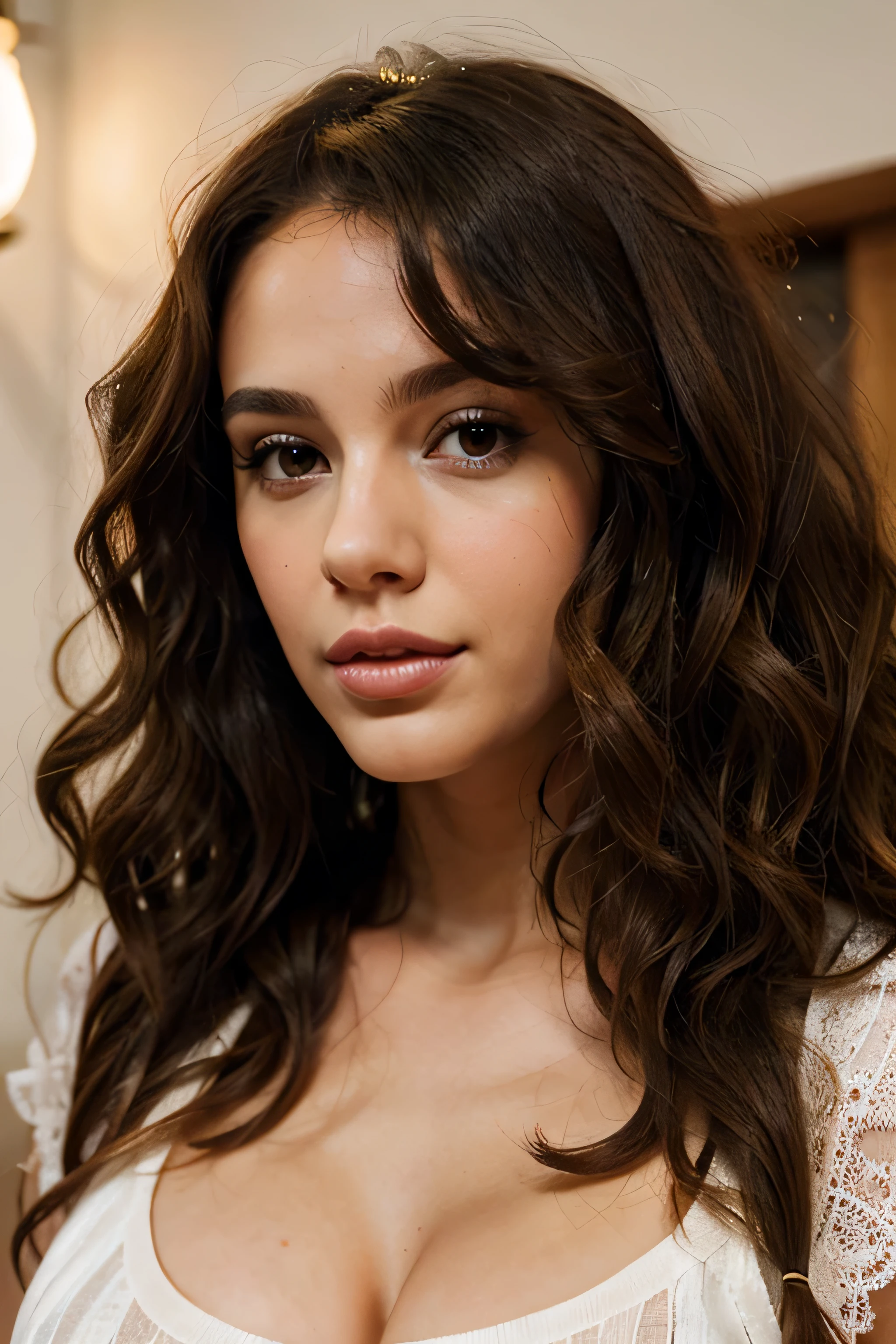 2 woman with curly brown hair