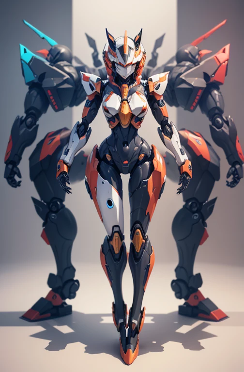 (masterpiece, best quality), intricate details, photo, realistic, unreal engine, humanoid mecha, mecha, robot joints, joints, helmet, armor, medabot style