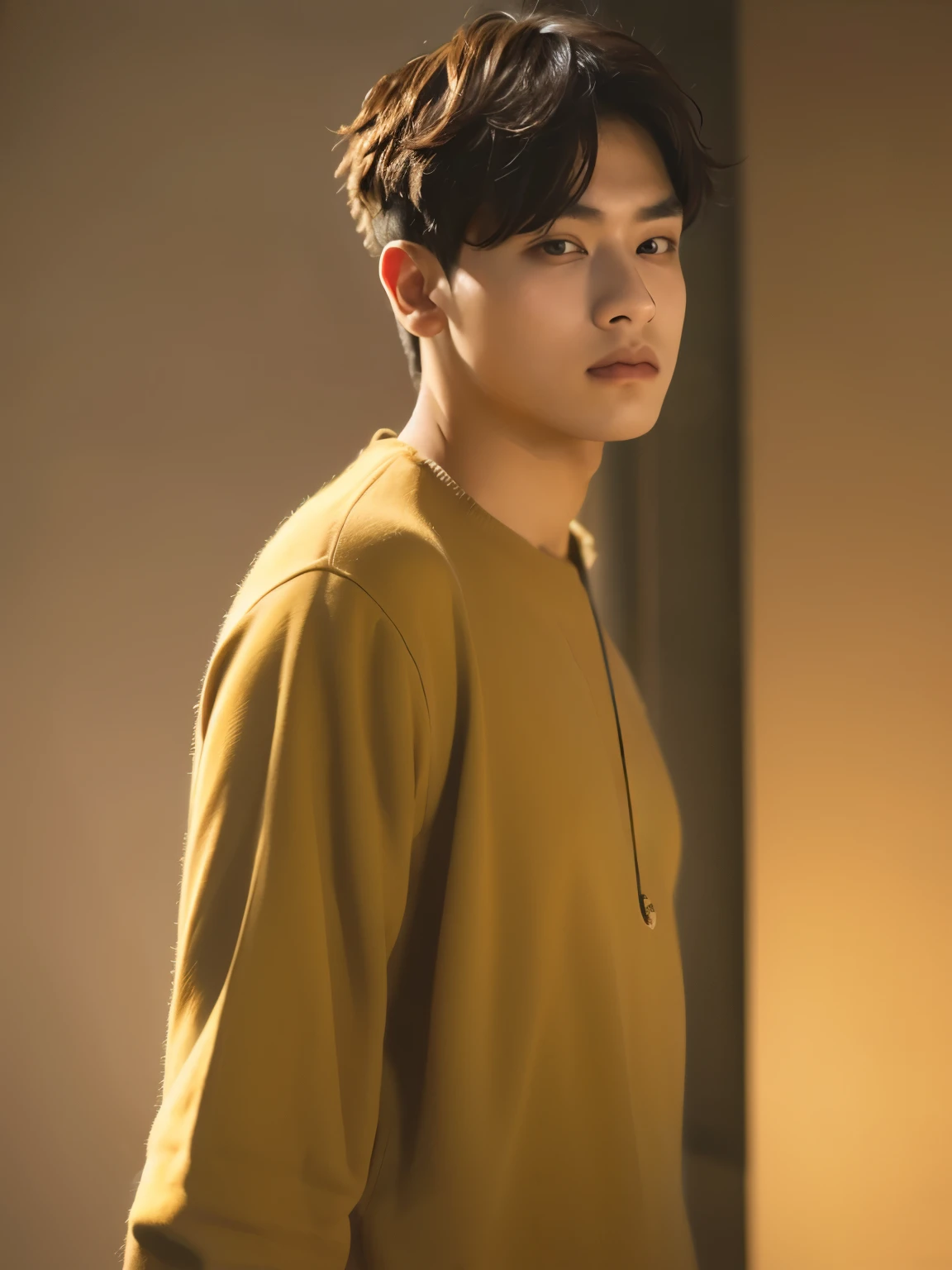 Best Quality,Masterpiece,Ultra High Resolution,(Realisticity:1.4),Original Photo,Cinematic Lighting,
1boy,upper body, realistic
