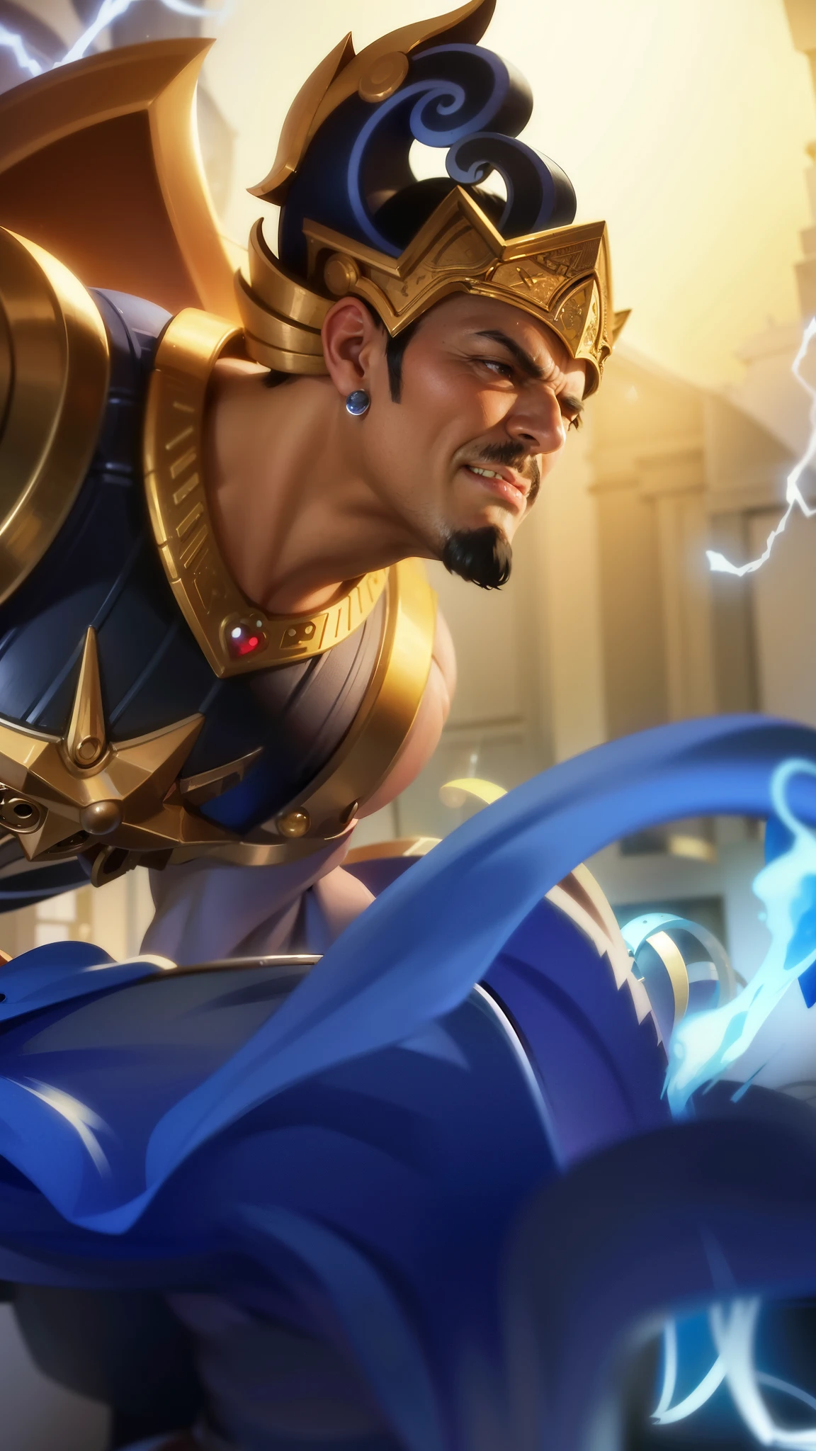 (Intricate Details, Masterpiece, Best Quality, High Resolution, 8k), (1man), (male:1.2), mature, dandy face, finely detailed eyes and face, toned body, masculine appeal, commanding presence, hot stud, bulging biceps and triceps, well-developed quadriceps and hamstrings, light skin, burgundy straight layered bangs hair, aquamarine eyes, ornate details, portrait, solo, half shot, looking down, detailed background, detailed face, (cogpunkai, cogpunk theme:1.1), tech-mage, [magic|technology], melding of spellcraft and advanced technology, intricate [spellcasting clothes|mechanical gear], gear shaped glyphs, ancient crystals, [gears|ancient spell], floating particles, [innovative|enchanting] aura, high tech vehicle in background, , finely detailed background, Depth of Field, VFX