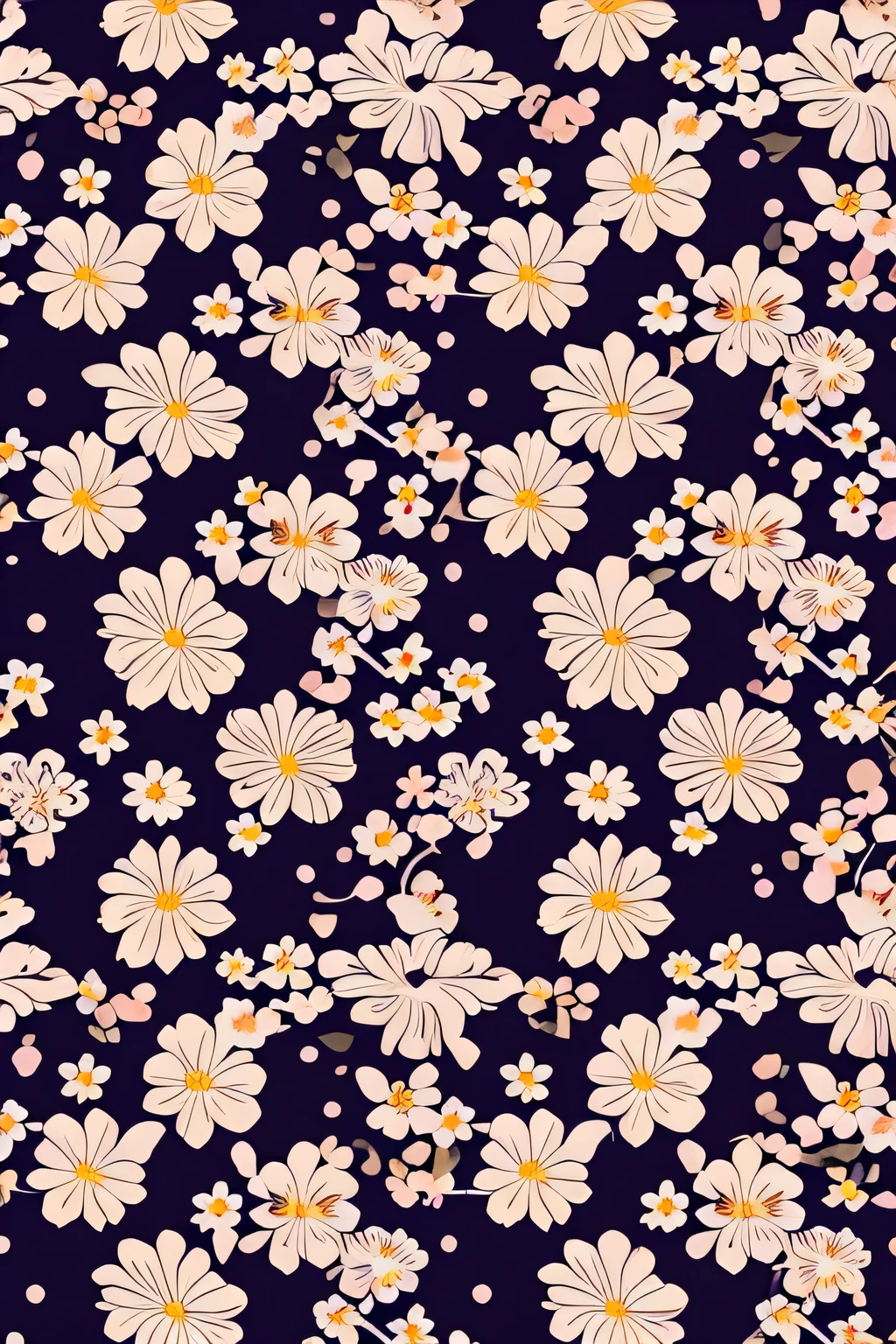 motif de fleurs japonaises