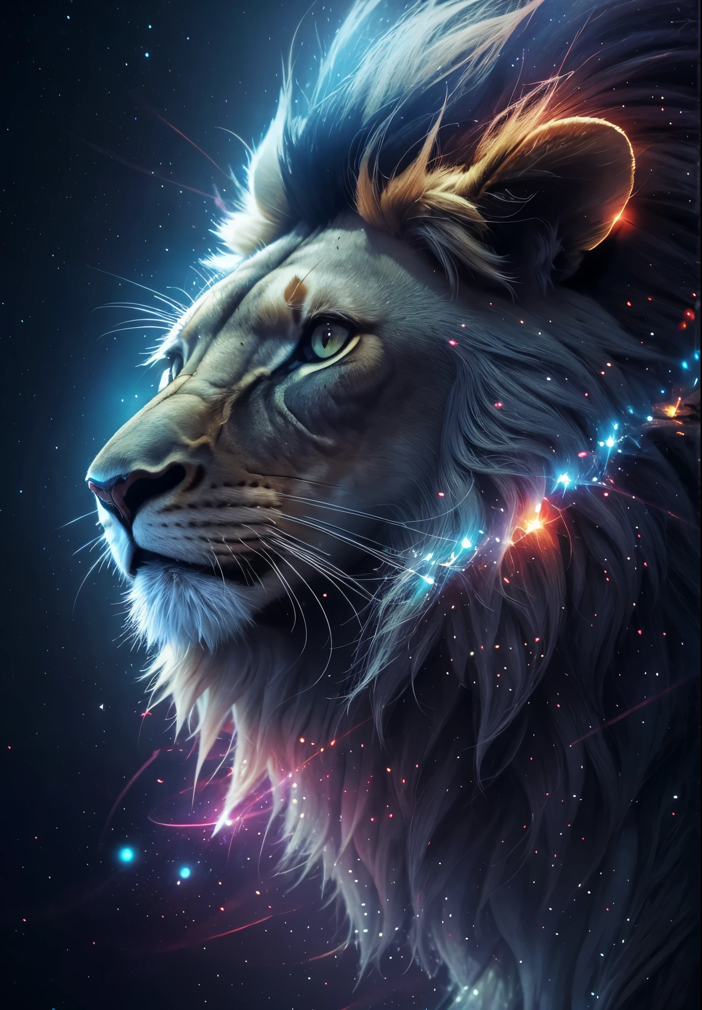 Lion, Divine Lion, naturais, Natureza, Natureza, Linda, renderizado, fotorrealista, UltraHD, 4k, texturasdetalhadas, thunders, sombras detalhadas, cores detalhadas, por do sol, sol se pondo, Sunset, Natureza Linda, Great Divine, por do sol, contraste detalhado, contraste realista, high resolution, cores detalhadas, fogo, eletricidade, divina criatura, 8k, Detailed Realistic, 16K, 8K, HD, contraste detalhado, contraste realista, high resolution, cores detalhadas, fogo, eletricidade, divina criatura, 8k, Detailed Realistic, Elegante,