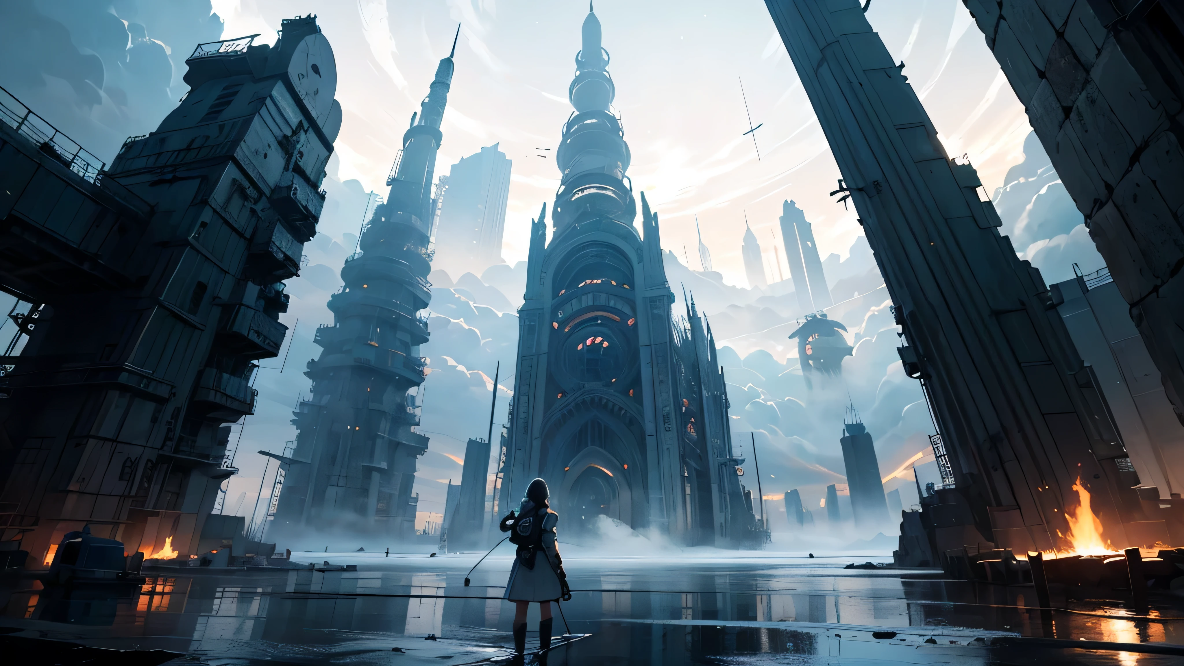 (masterpiece, best quality: 1.2),HD,Ultra-clear,8k,(high resolution),((low saturation)),wide angle,The giant space station of the future,(advanced),cloudy day,stellar,Light effect,greg rutkovsky,Unreal Engine,james gurney,Art Space Station,Highly detailed matte,bright color scheme,clean background,Far corner,(Futurism),gear,CG,,chip,Sea of glass,((cross)),redeem,The kingdom of God,Enlightenment,(Extreme Quality),visual feast,FOG,asymmetrical,shocking,big occasion,firefly,gem,sacred,gigantic fear,Physical discomfort,beautifully,Parts accurate,wallpaper,(No more than three colors),epic,Thank God,pray,epic,(extreme lines),arms,sacred的灵魂,(mechanical aesthetics),perfect composition,An Astonishing,Heaven,No exaggeration,beautiful,advanced的颜色,(white),castle,Footsteps,black hole,(advanced感),niche aesthetic,(architecture),spaceship,attack,white调,Unique,mountains and rivers,golden ratio,nature,grand,fibonacci sequence,
