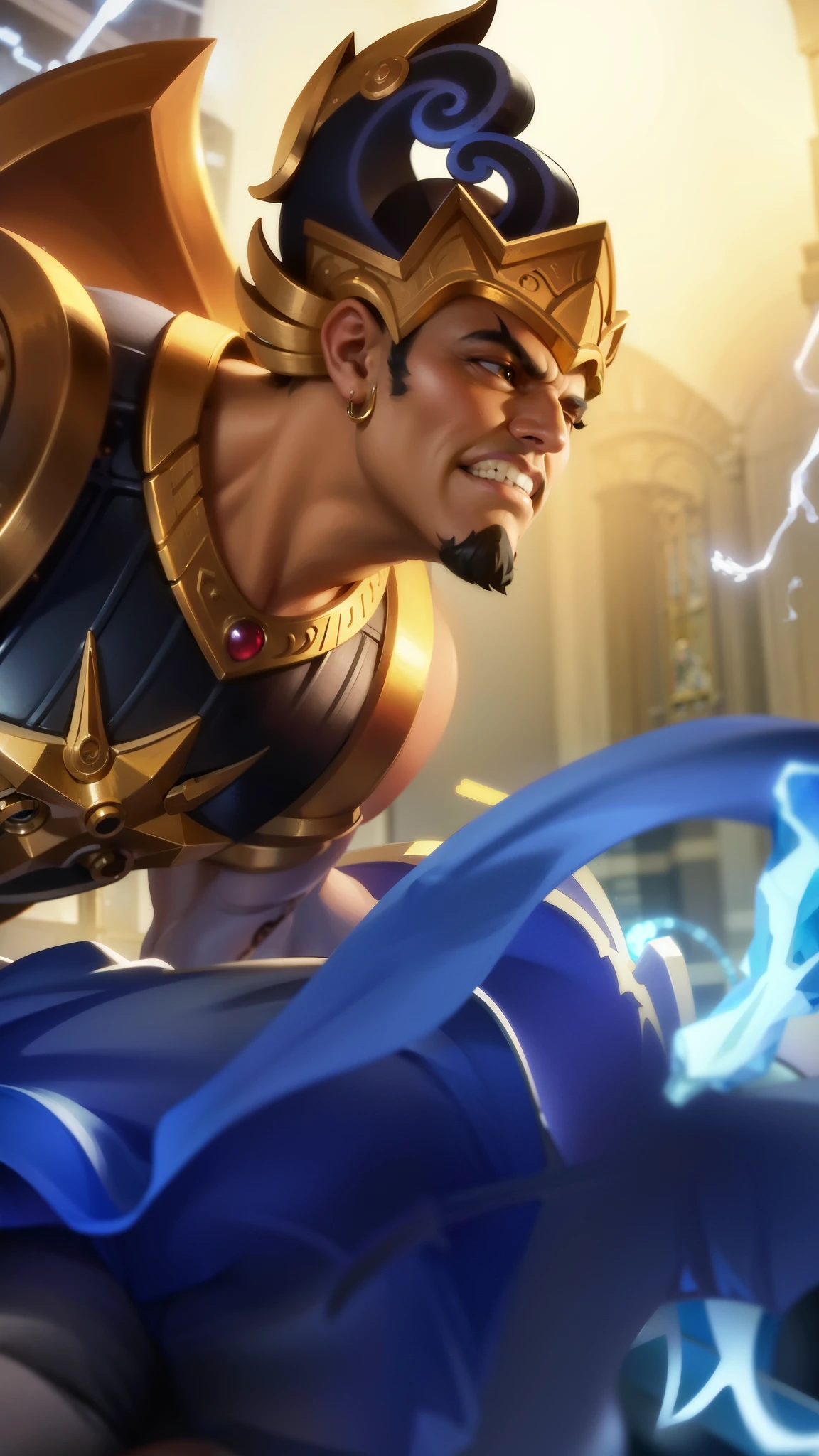 (Intricate Details, Masterpiece, Best Quality, High Resolution, 8k), (1man), (male:1.2), mature, dandy face, finely detailed eyes and face, toned body, masculine appeal, commanding presence, hot stud, bulging biceps and triceps, well-developed quadriceps and hamstrings, light skin, burgundy straight layered bangs hair, aquamarine eyes, ornate details, portrait, solo, half shot, looking down, detailed background, detailed face, (cogpunkai, cogpunk theme:1.1), tech-mage, [magic|technology], melding of spellcraft and advanced technology, intricate [spellcasting clothes|mechanical gear], gear shaped glyphs, ancient crystals, [gears|ancient spell], floating particles, [innovative|enchanting] aura, high tech vehicle in background, , finely detailed background, Depth of Field, VFX