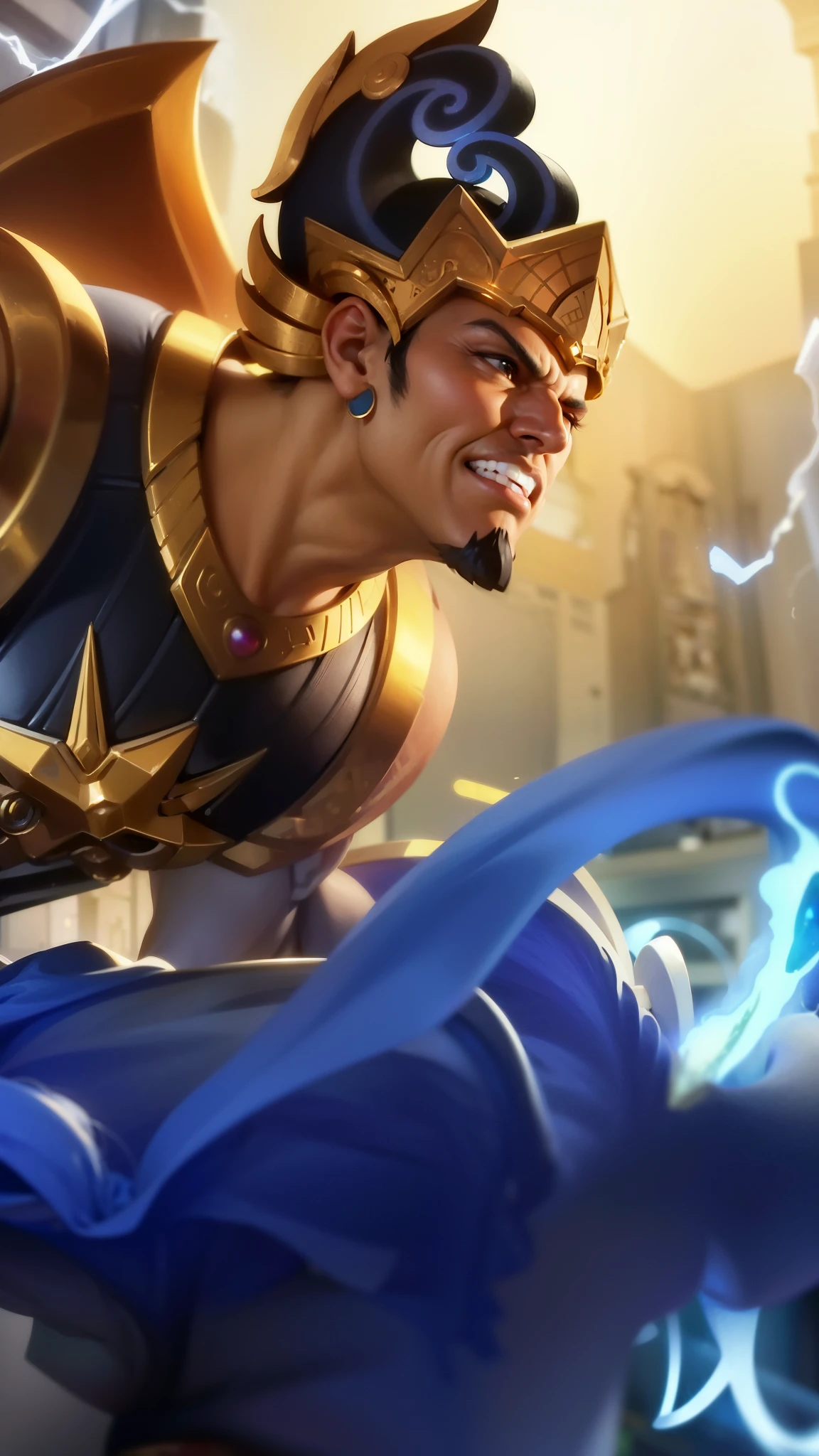 (Intricate Details, Masterpiece, Best Quality, High Resolution, 8k), (1man), (male:1.2), mature, dandy face, finely detailed eyes and face, toned body, masculine appeal, commanding presence, hot stud, bulging biceps and triceps, well-developed quadriceps and hamstrings, light skin, burgundy straight layered bangs hair, aquamarine eyes, ornate details, portrait, solo, half shot, looking down, detailed background, detailed face, (cogpunkai, cogpunk theme:1.1), tech-mage, [magic|technology], melding of spellcraft and advanced technology, intricate [spellcasting clothes|mechanical gear], gear shaped glyphs, ancient crystals, [gears|ancient spell], floating particles, [innovative|enchanting] aura, high tech vehicle in background, , finely detailed background, Depth of Field, VFX