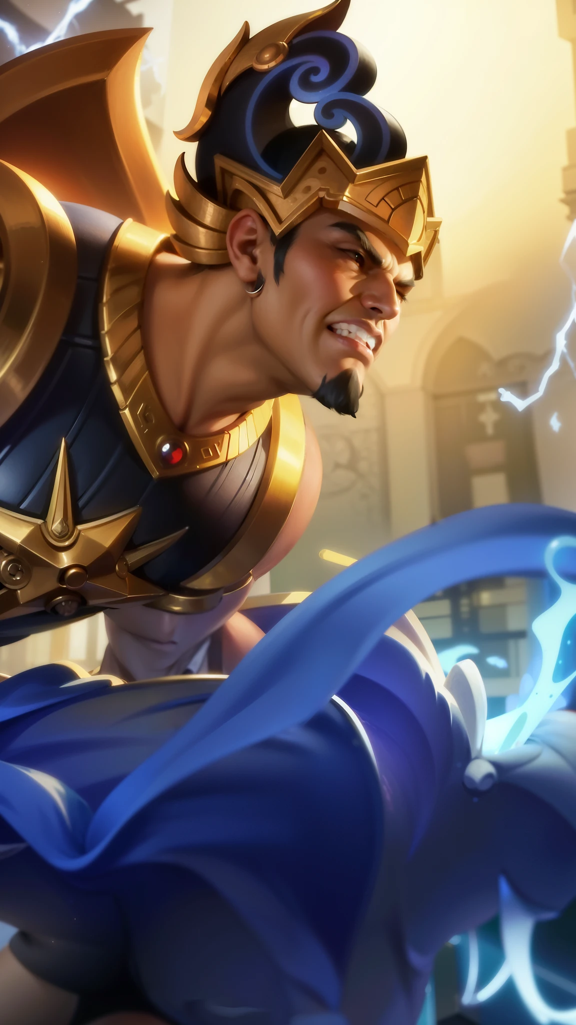 (Intricate Details, Masterpiece, Best Quality, High Resolution, 8k), (1man), (male:1.2), mature, dandy face, finely detailed eyes and face, toned body, masculine appeal, commanding presence, hot stud, bulging biceps and triceps, well-developed quadriceps and hamstrings, light skin, burgundy straight layered bangs hair, aquamarine eyes, ornate details, portrait, solo, half shot, looking down, detailed background, detailed face, (cogpunkai, cogpunk theme:1.1), tech-mage, [magic|technology], melding of spellcraft and advanced technology, intricate [spellcasting clothes|mechanical gear], gear shaped glyphs, ancient crystals, [gears|ancient spell], floating particles, [innovative|enchanting] aura, high tech vehicle in background, , finely detailed background, Depth of Field, VFX