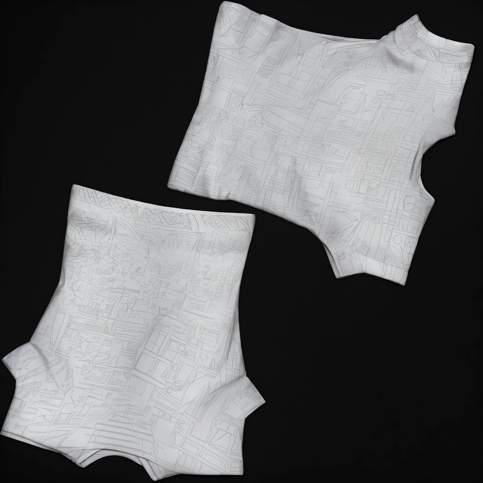 male shirt template second life