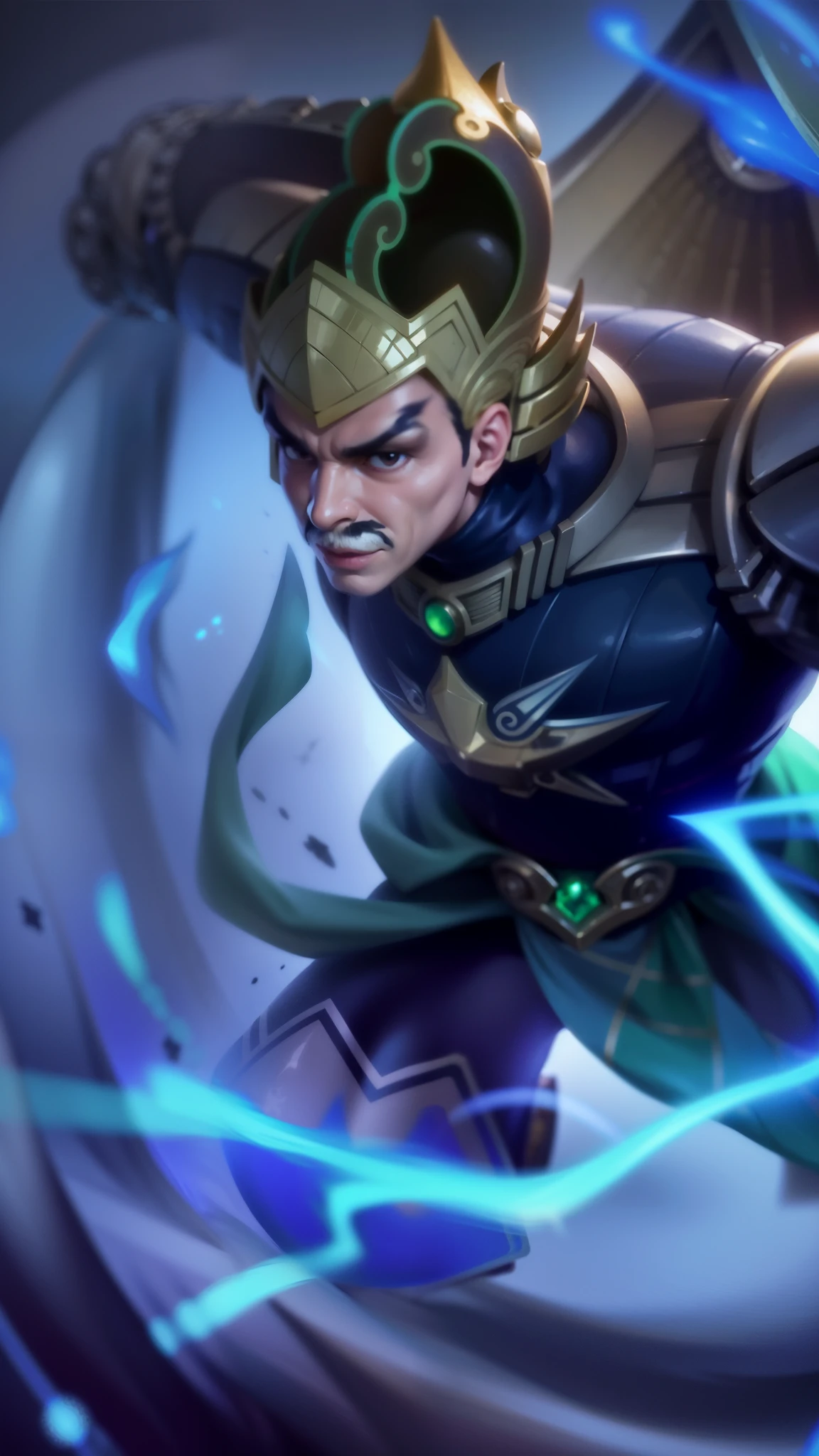 (Intricate Details, Masterpiece, Best Quality, High Resolution, 8k), (1man), (male:1.2), mature, dandy face, finely detailed eyes and face, toned body, masculine appeal, commanding presence, hot stud, bulging biceps and triceps, well-developed quadriceps and hamstrings, light skin, burgundy straight layered bangs hair, aquamarine eyes, ornate details, portrait, solo, half shot, looking down, detailed background, detailed face, (cogpunkai, cogpunk theme:1.1), tech-mage, [magic|technology], melding of spellcraft and advanced technology, intricate [spellcasting clothes|mechanical gear], gear shaped glyphs, ancient crystals, [gears|ancient spell], floating particles, [innovative|enchanting] aura, high tech vehicle in background, , finely detailed background, Depth of Field, VFX