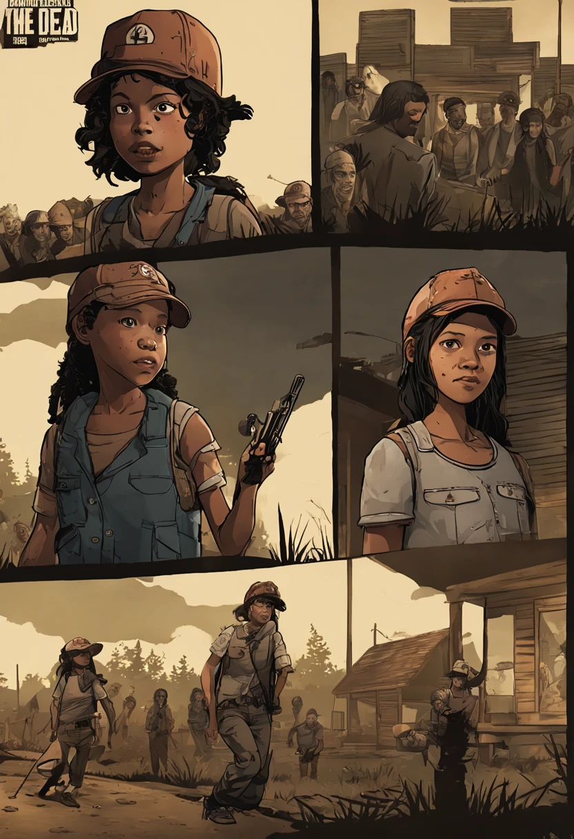 foto da clementine ((Jogo The Walking Dead))