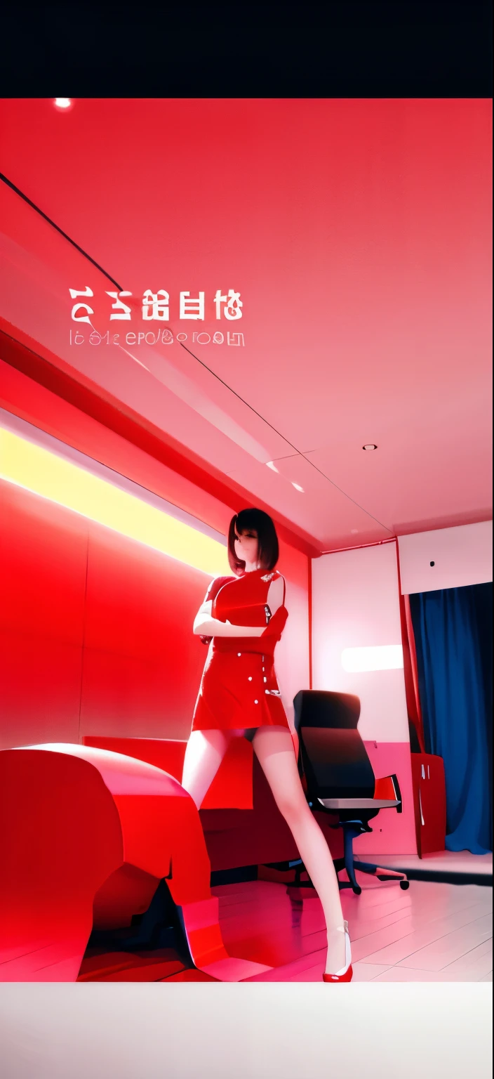 1 girl, beautiful face, ((White eyes)), sexy pose, Red moon on background, performer, space, (light room:1.13), soft light, (natural skin texture:1.2), (hyper realism:1.2), sharp focus, concentrated,[[realistic]]