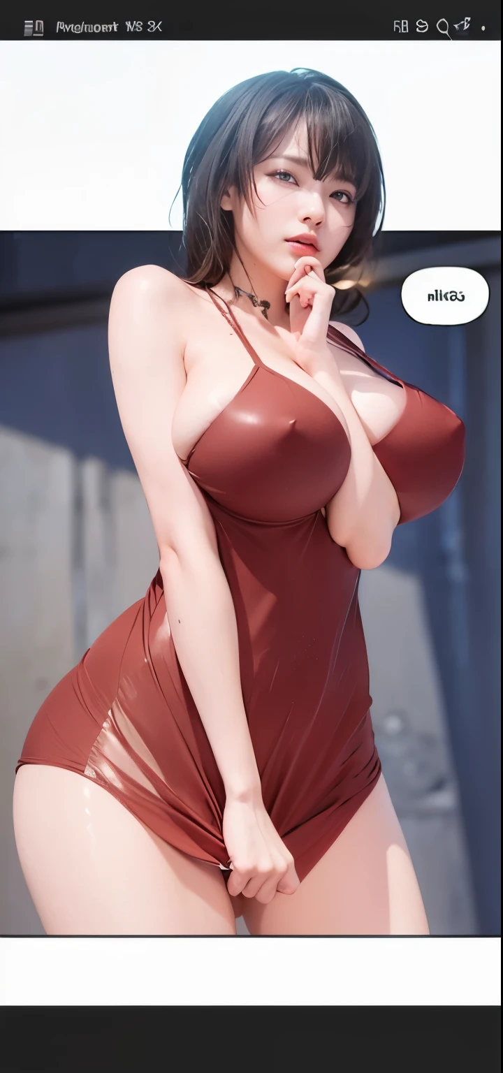 (masterpiece), best quality, expressive eyes, perfect face, Photorealistic masterpiece with photon mapping and radiosity, detailed facial features, voluminous breasts, dramatic lighting, high quality, realistic rendering, photorealism, photon mapping, radiosity, detailed breasts, detailed facial features, dramatic lighting, high quality, hd, 4k